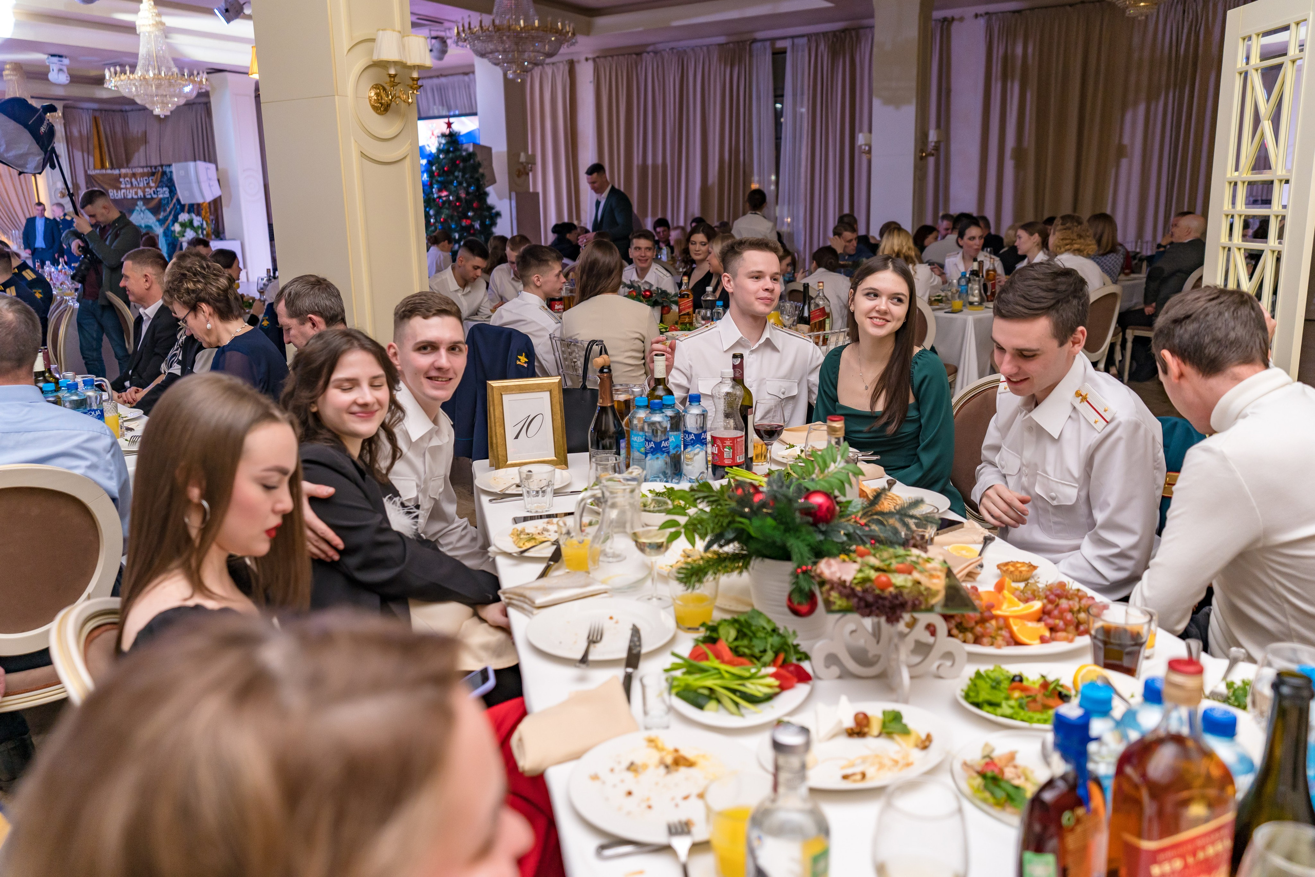 Фотосъемка выпуска военной академии и вручение дипломов