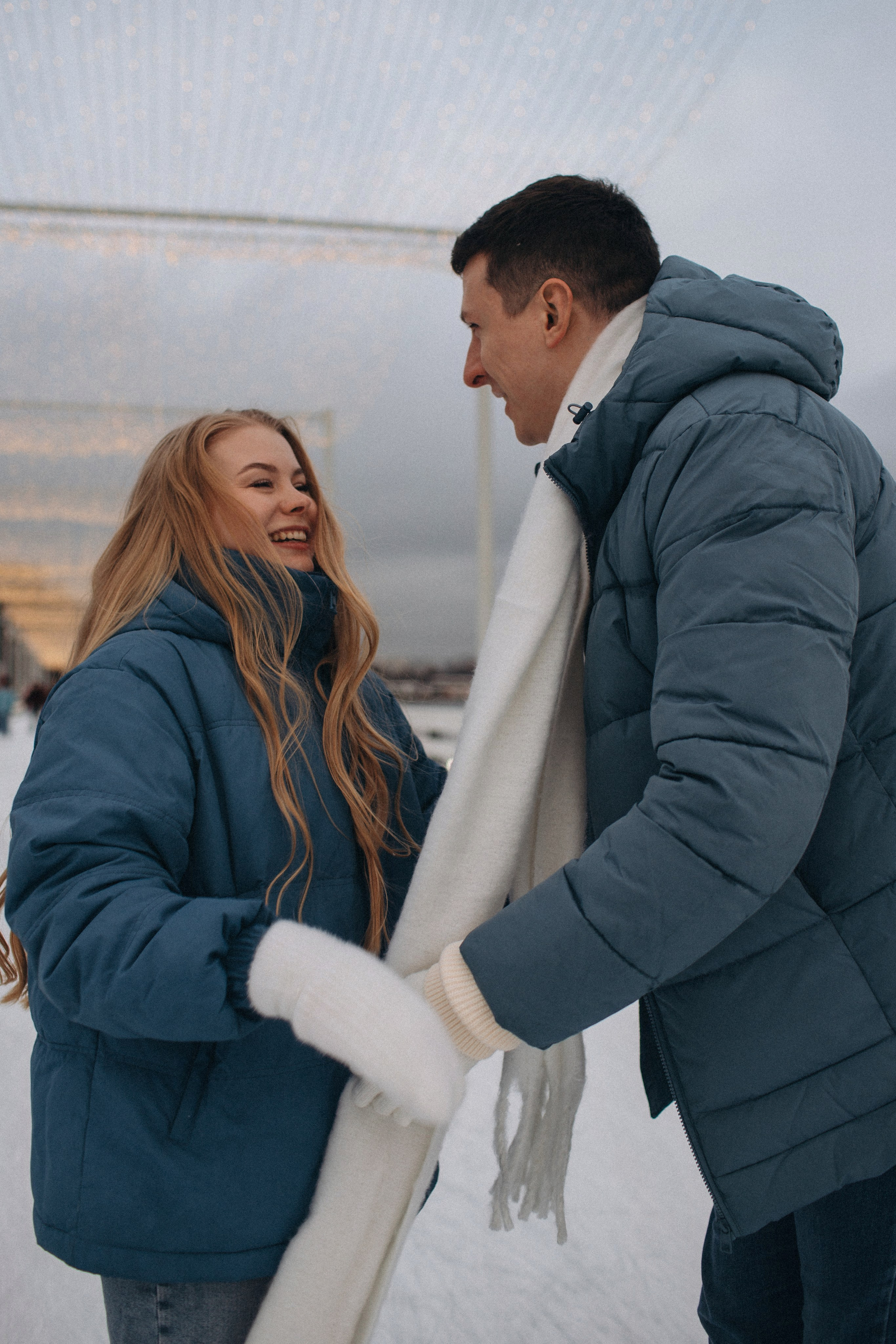 Даша & Ваня. Каток. Семейный фотограф в Москве