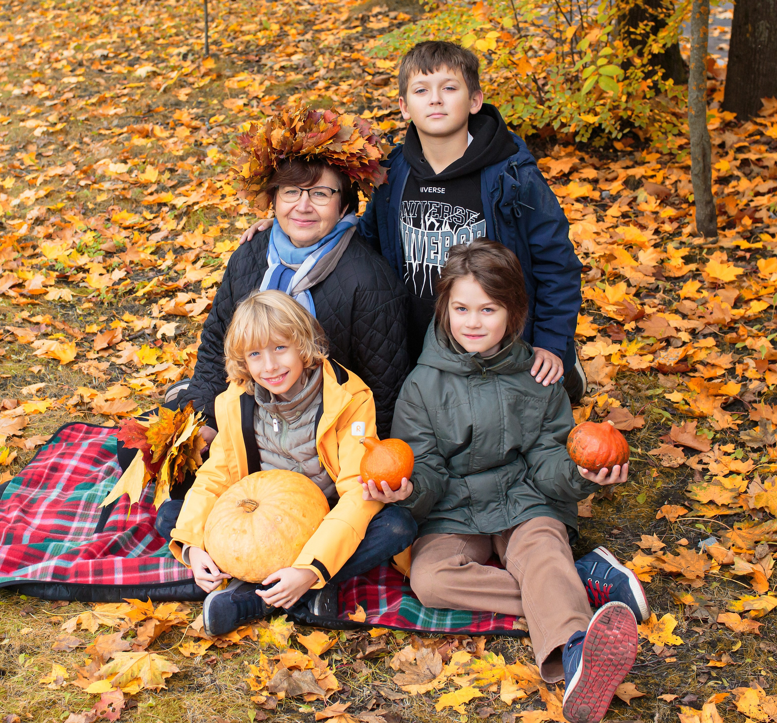 Осень. Начальная школа. Свадебный, семейный, детский фотограф в Санкт-Петербурге