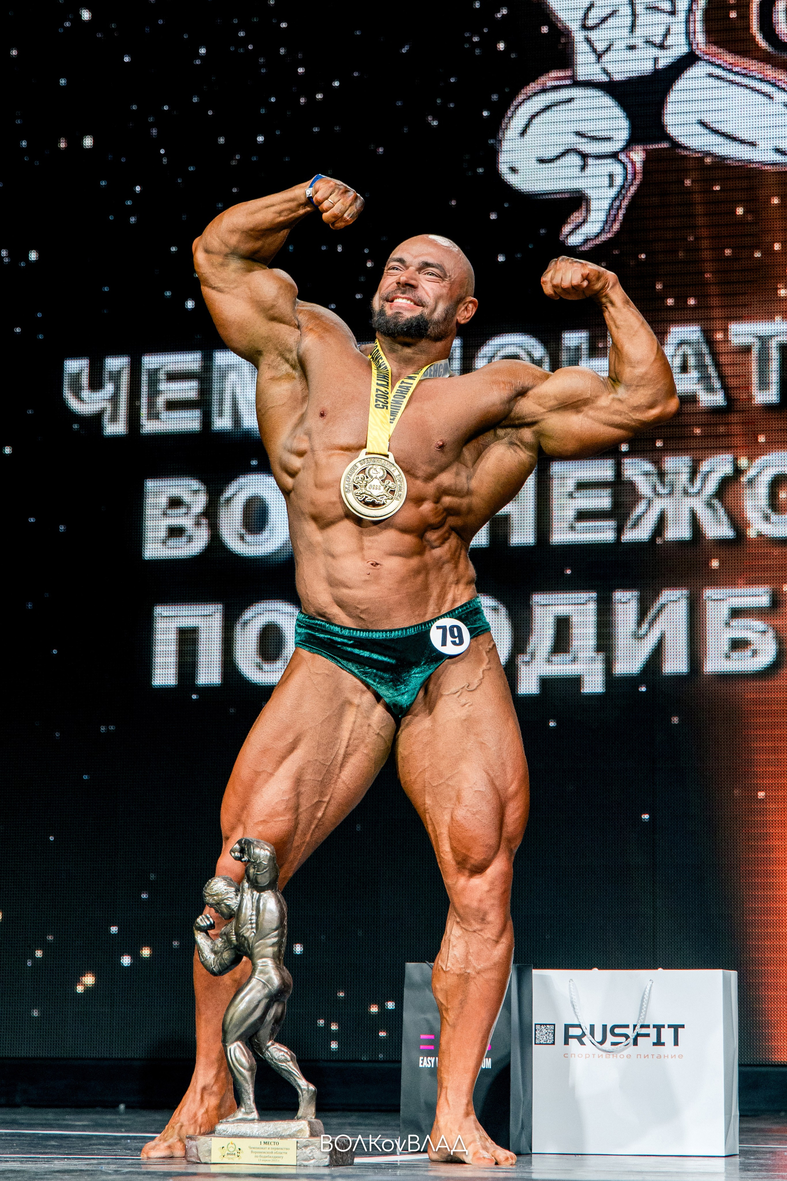 Чемпионат и Первенство Воронежской области по бодибилдингу — 13.04.25. Владислав Волков | Фотография и видеосъемка в Воронеже