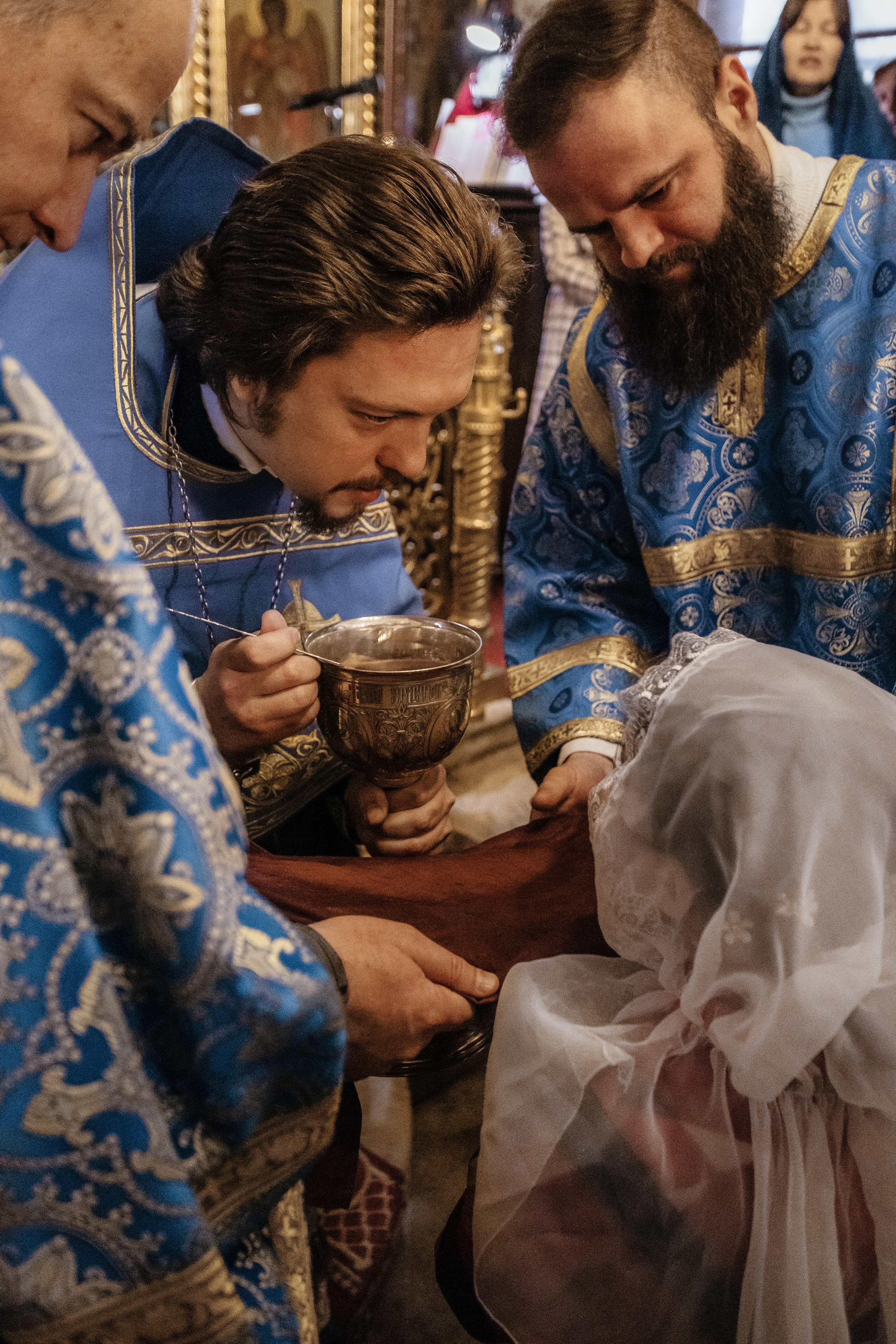 Церковный (крещение и венчание). Семейный фотограф Москва и область Дербунова Елена