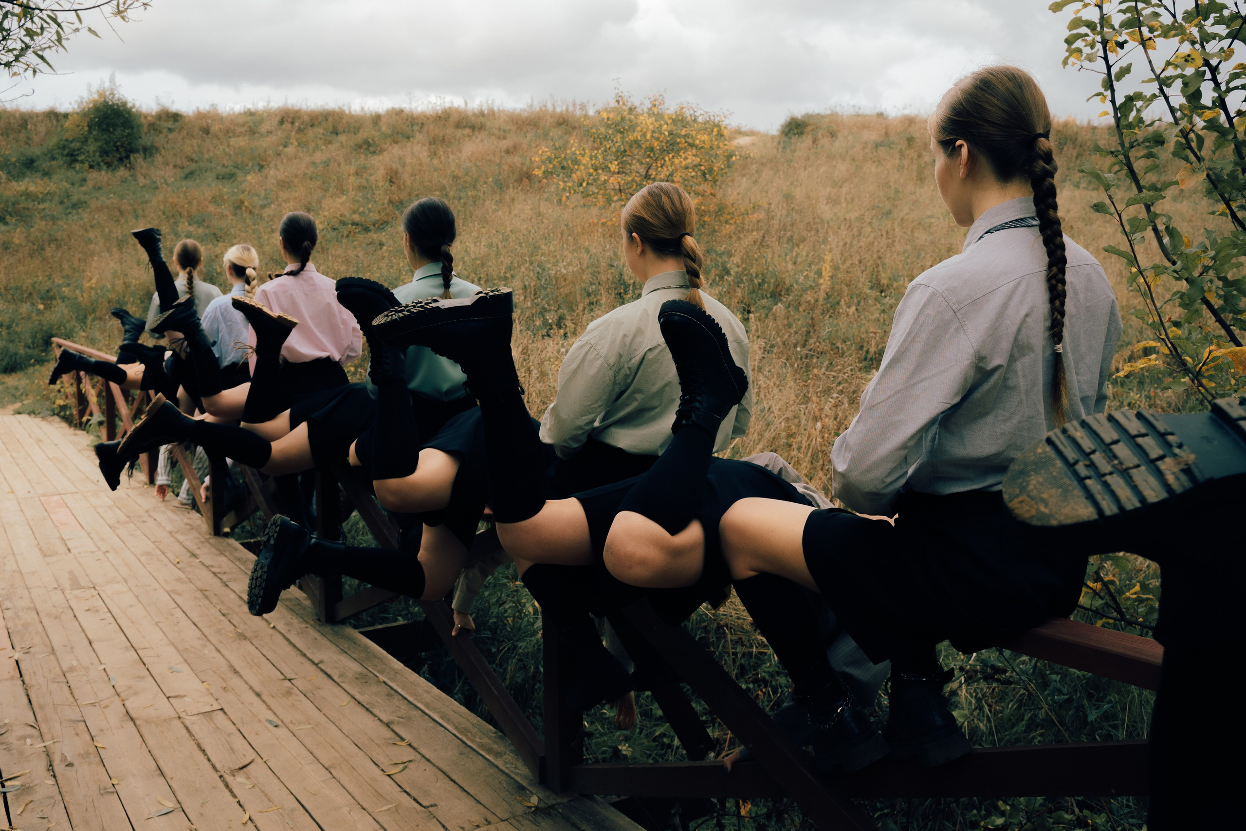 Съемка для группы танцовщиц TVORCHA на Лысой горе. Фотограф Анна Кулинская | Москва