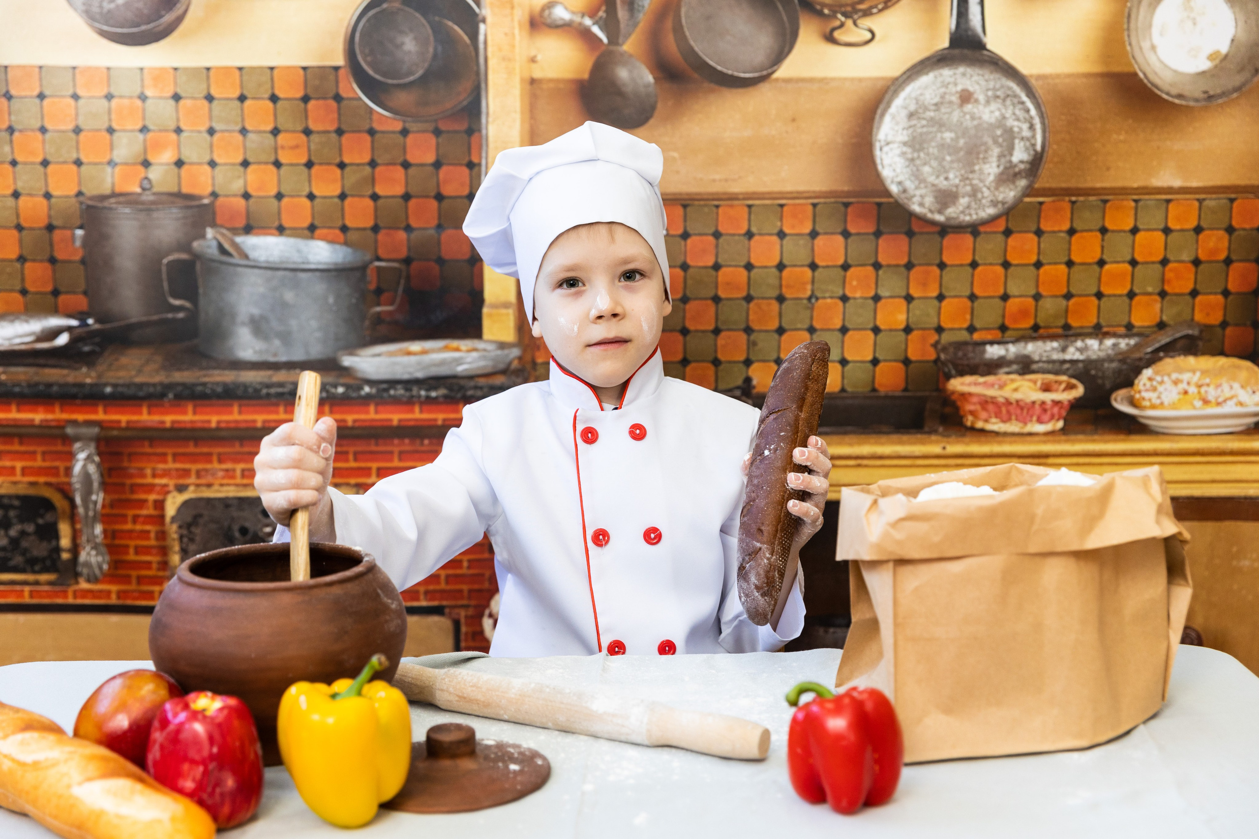 Тематическая «Поварята». Семейный, детский, школьный фотограф в Благовещенске Яна Белоусова