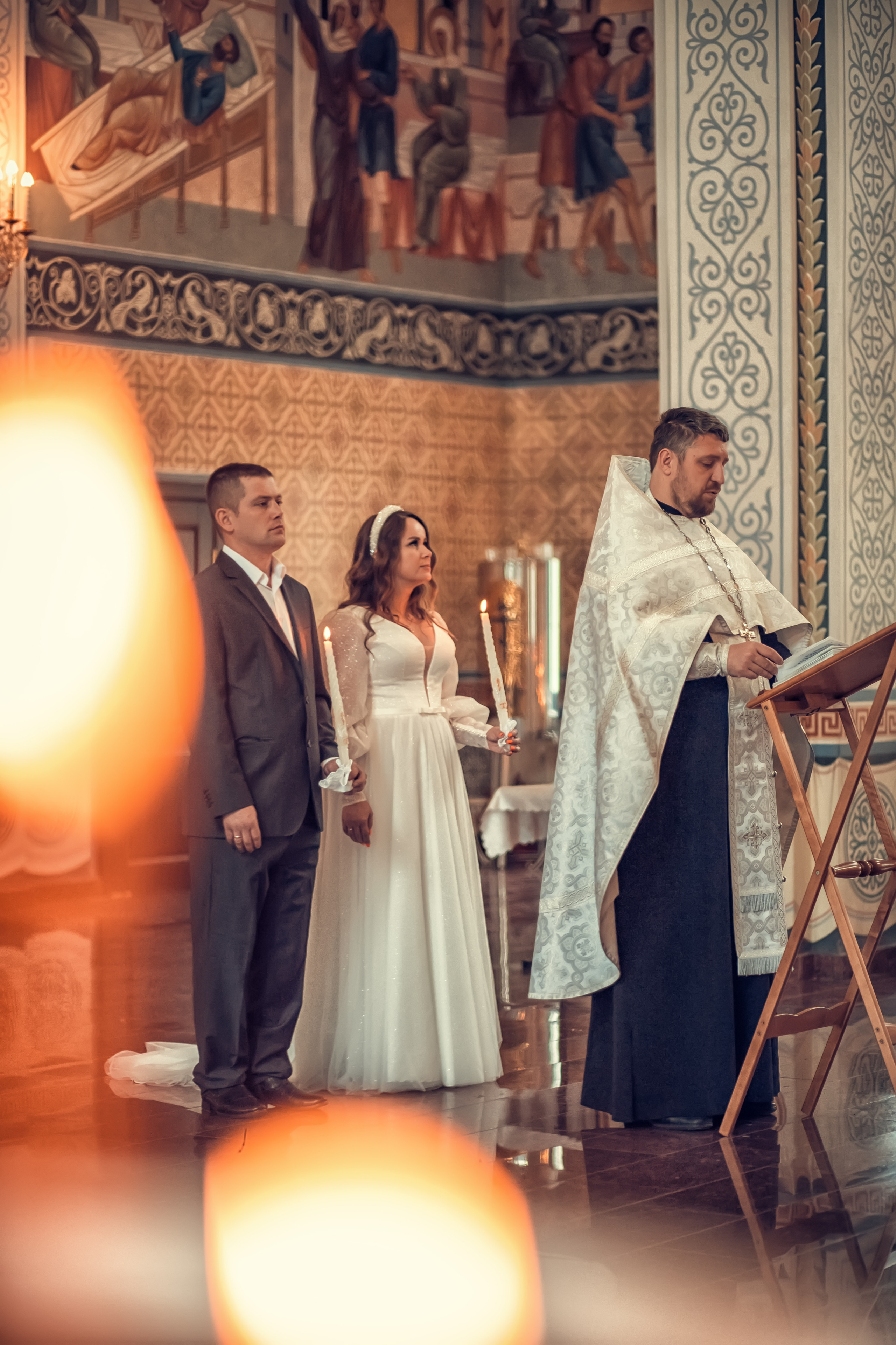 Венчание Алексея и Оксаны в храме Матроны Московской. Екатерина Крапивина фотограф церковных Таинств в Нижний Новгороде