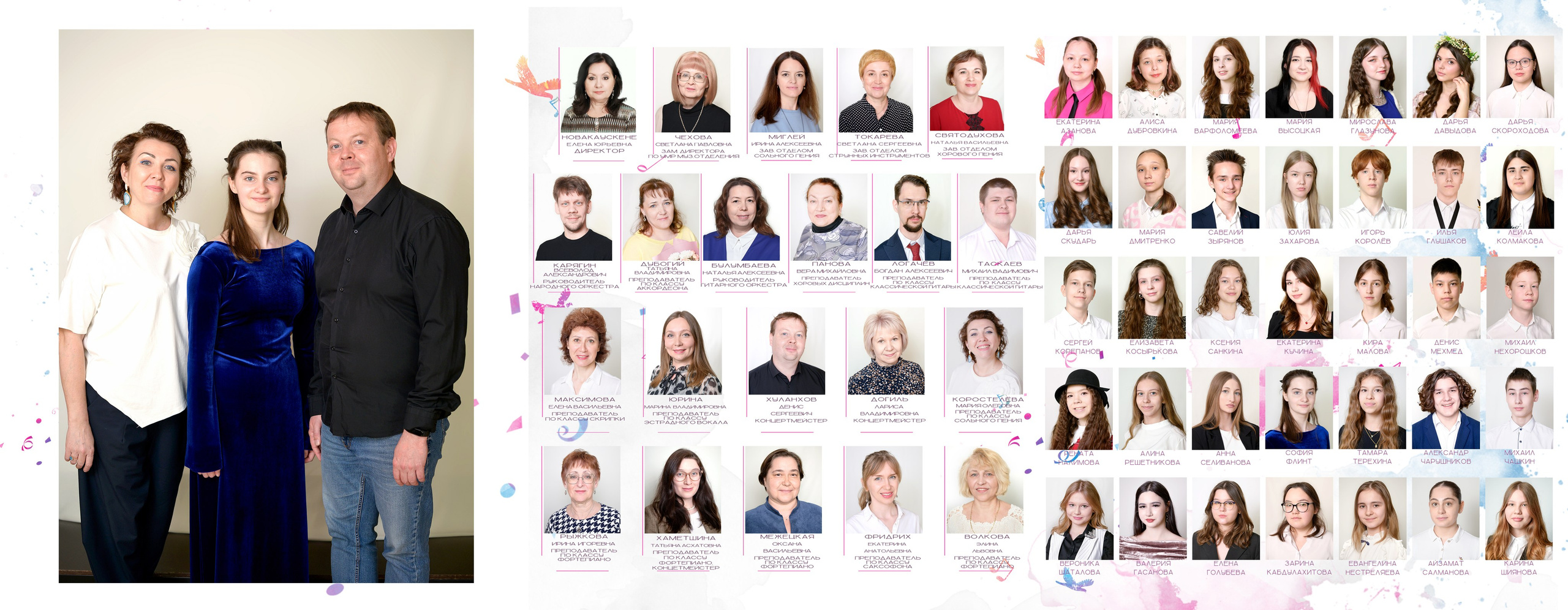 Выпукные альбомы МАУ ДО «ДШИ «ГАРМОНИЯ» 2025. Фотограф новорожденных, семейный детский в Тюмени Татьяна Морозова