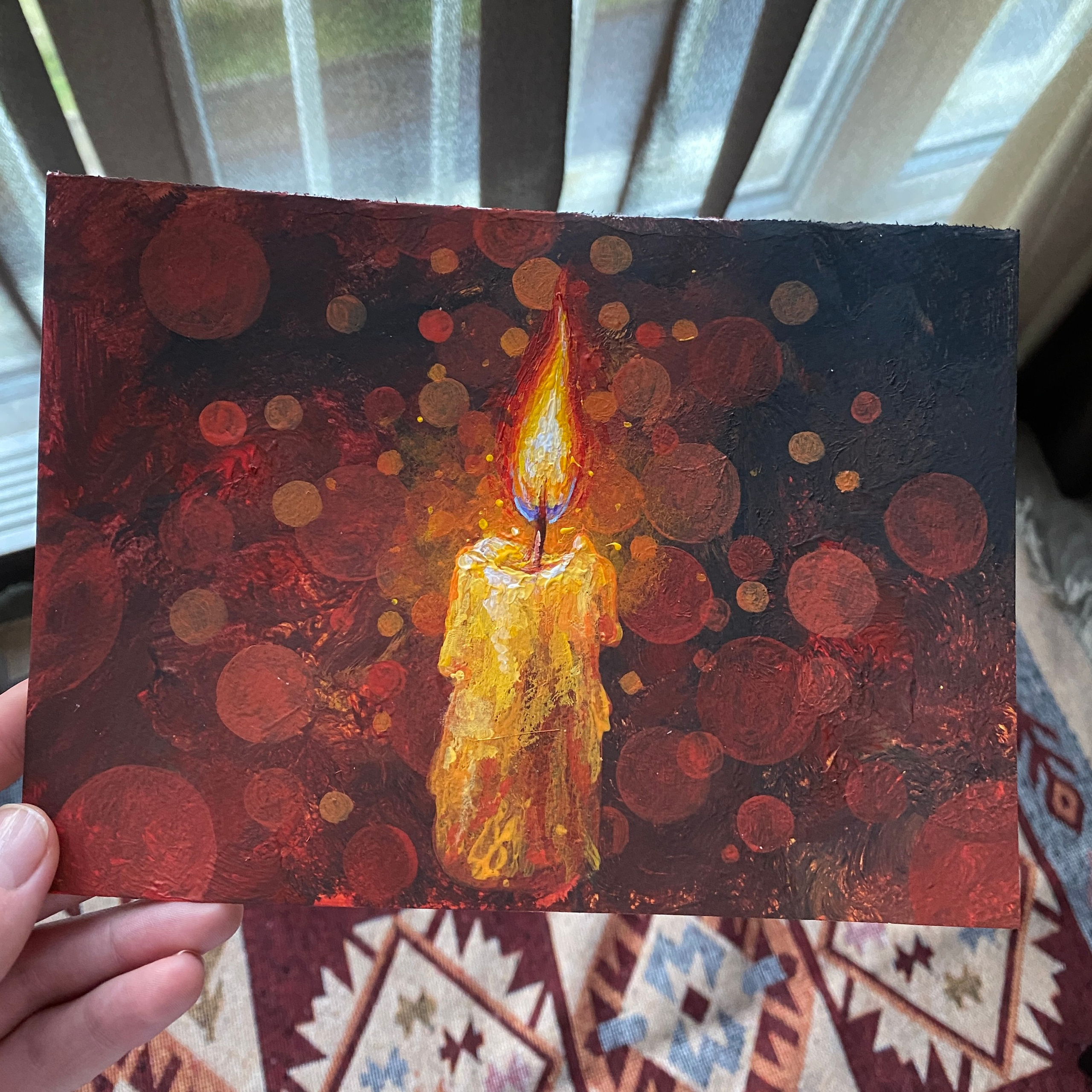 Иллюстрация со свечей - метафорические карты для психологов