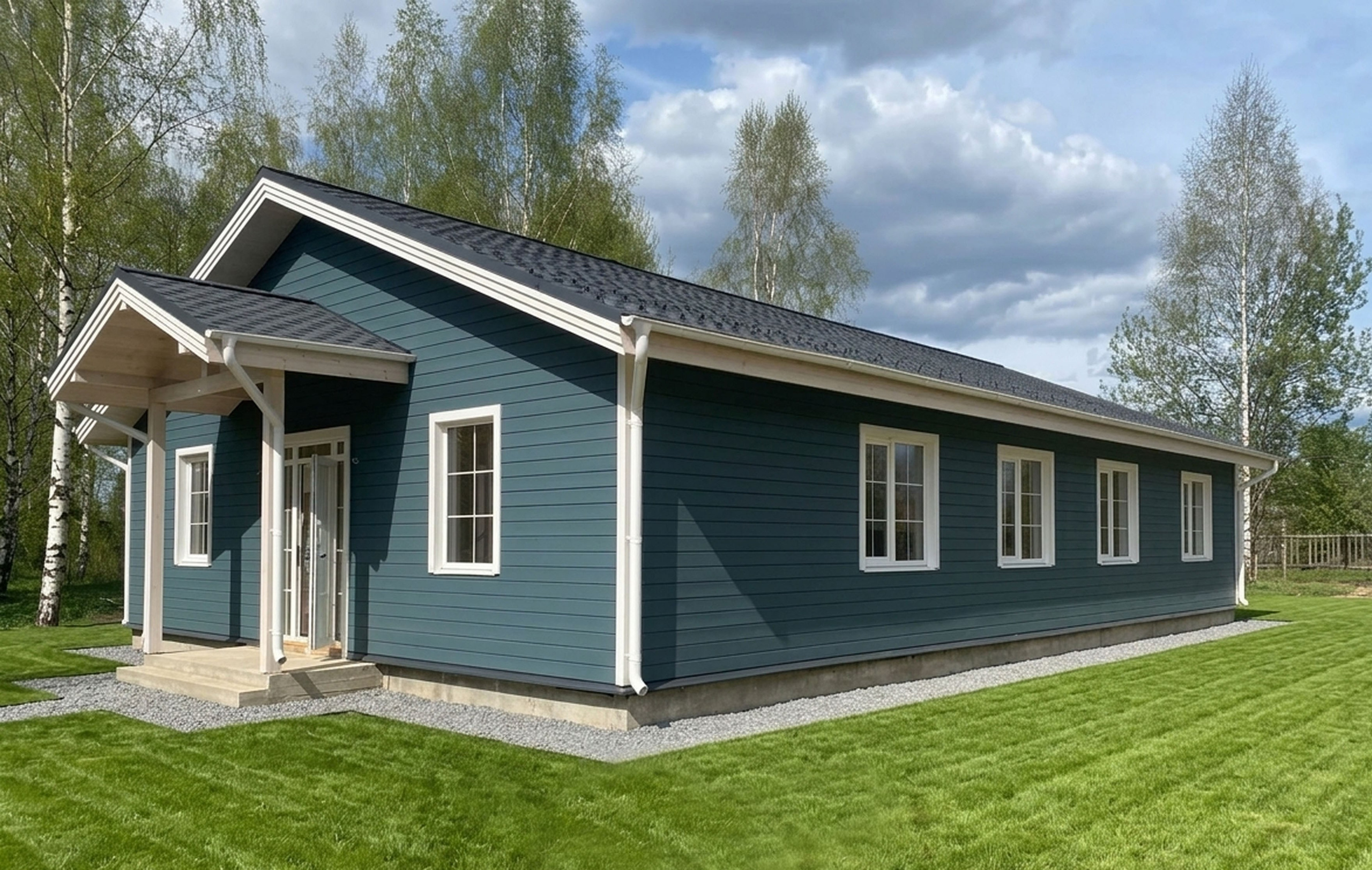 Каркасный дом (Тверская область). С. Строй | Строительство каркасных домов, бань и мангальных зон под ключ. Фиксированная смета