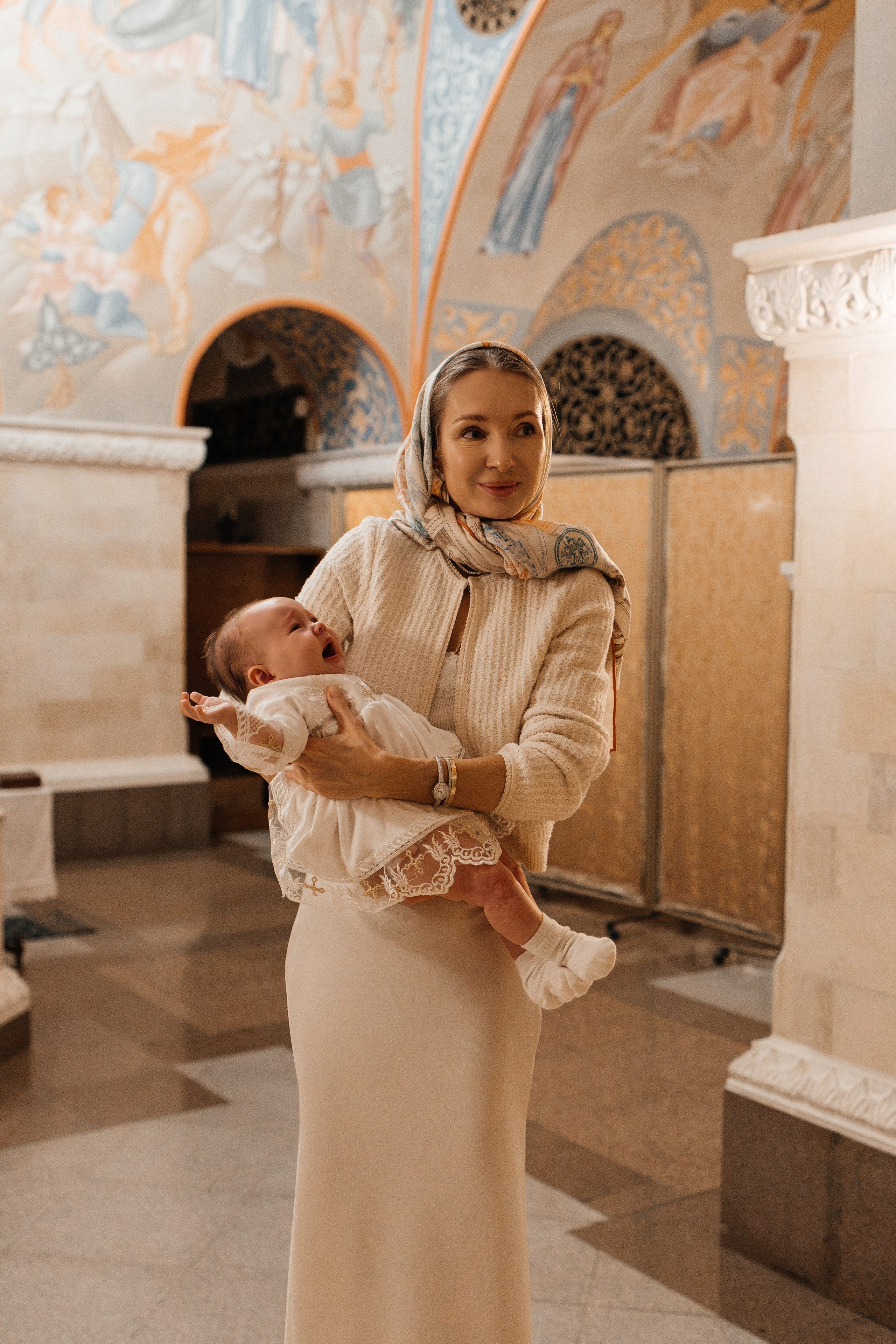 Крещение Анны. Семейный фотограф в Москве Алина Киблина