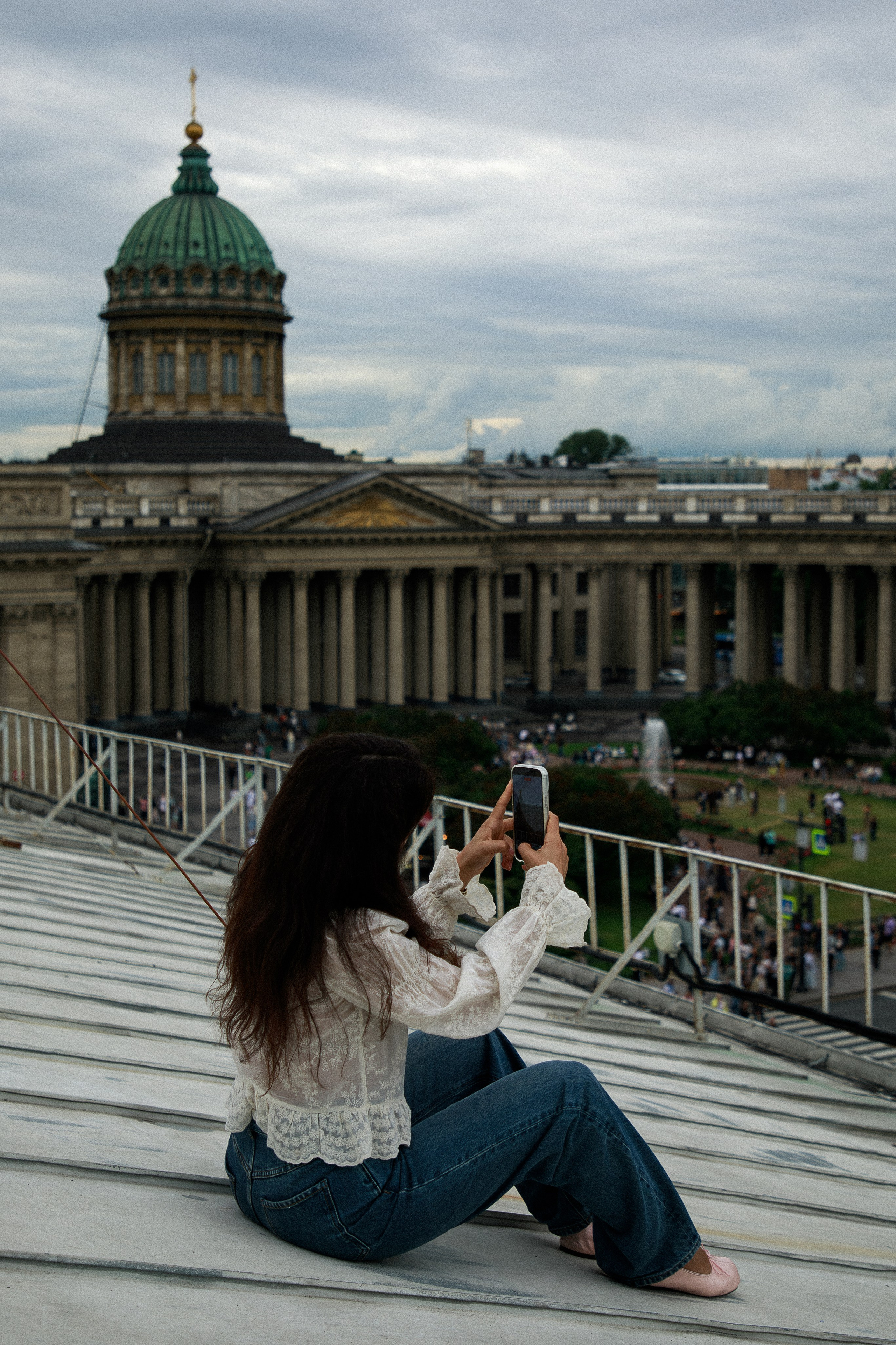 Прогулка у Казанского собора с Ириной. Фотограф в Санкт-Петербурге Таня Михайлова