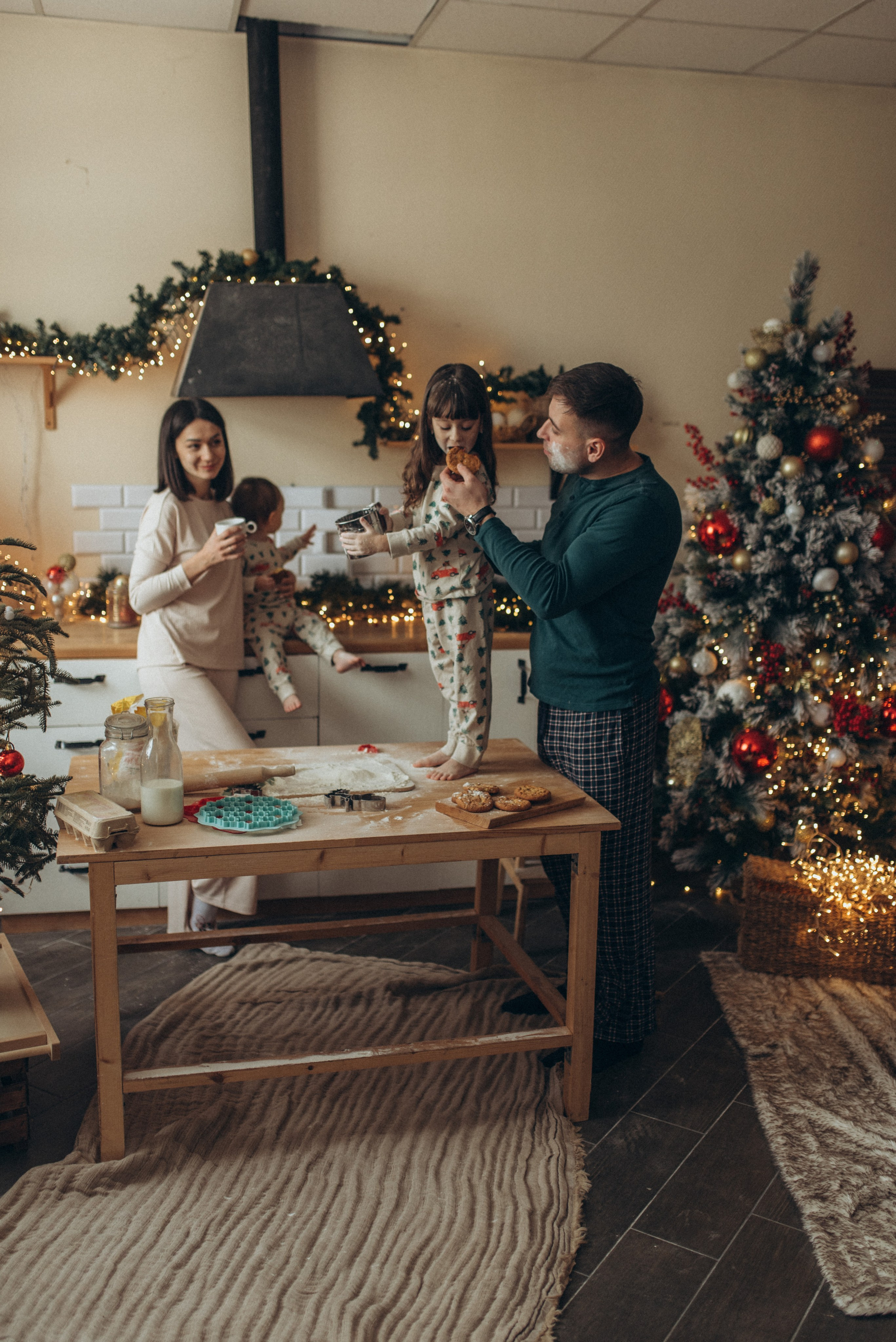 Мария, Жени и детишки. Веселый новый год. Семейный фотограф в Москве Екатерина Север