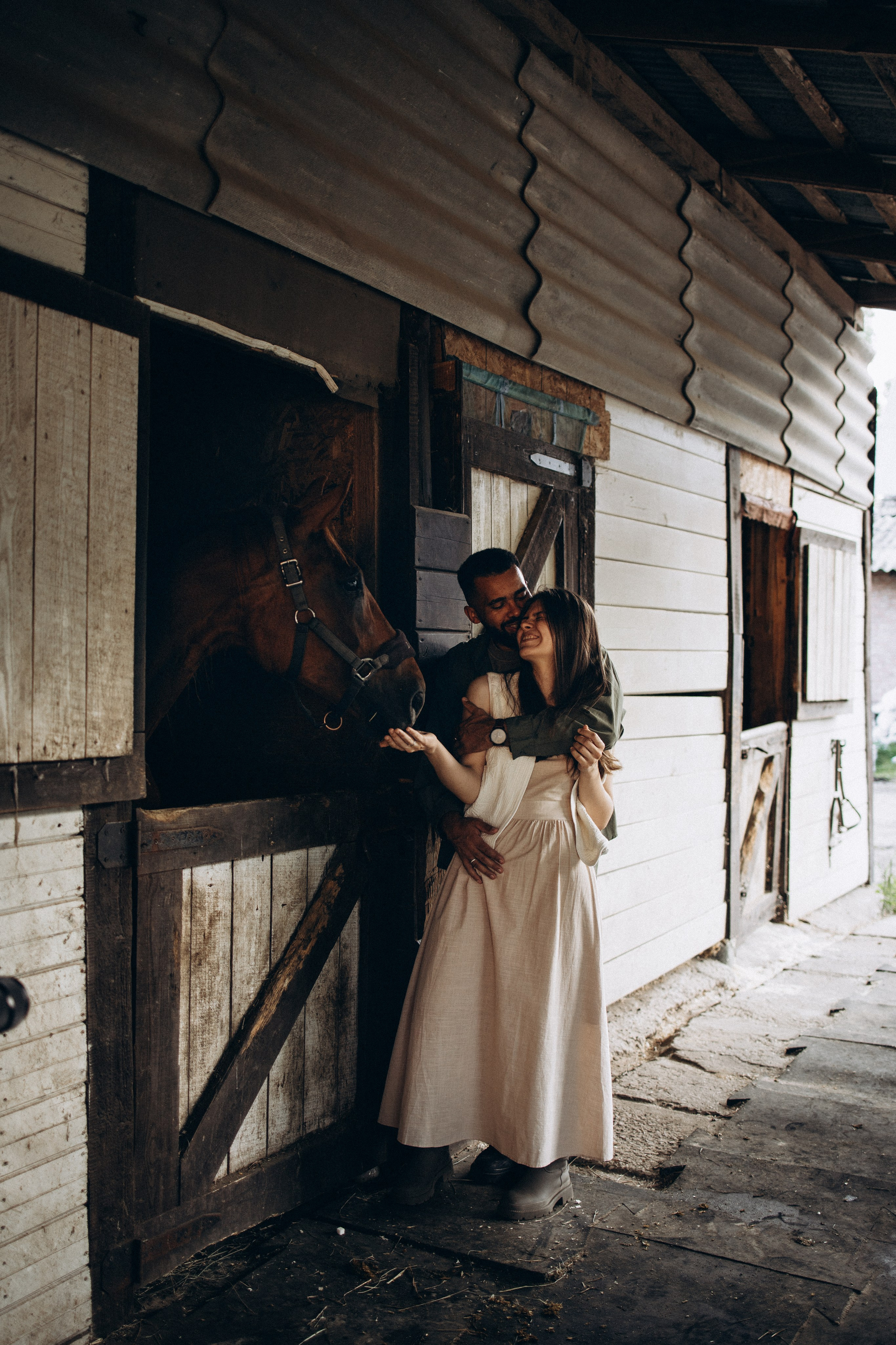 Роберт и Саша на ранчо. Семейный фотограф в Москве Марина Петра