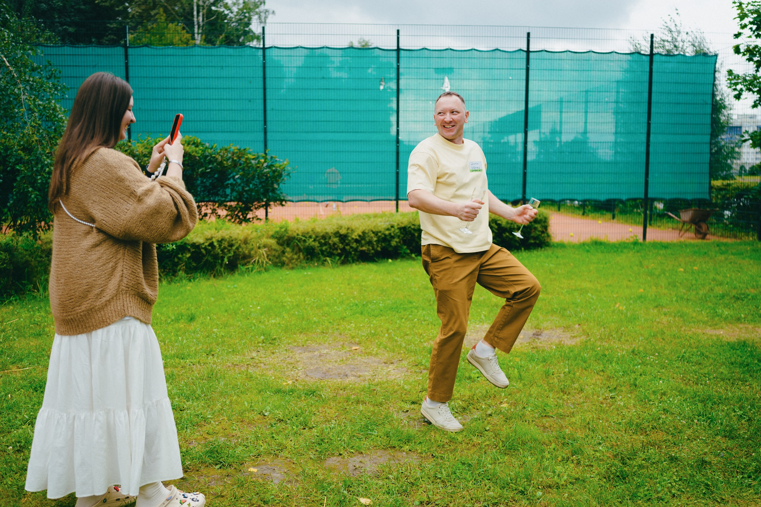 Корпоратив летом под открытым небом. Komonev