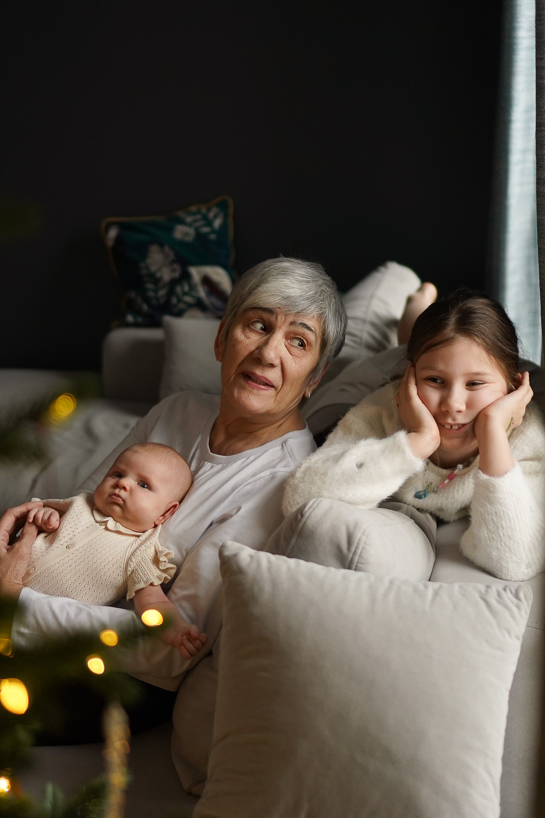 Новый год вчетвером. Семейный фотограф в Москве Коровушкина Наталья. Съемка контента