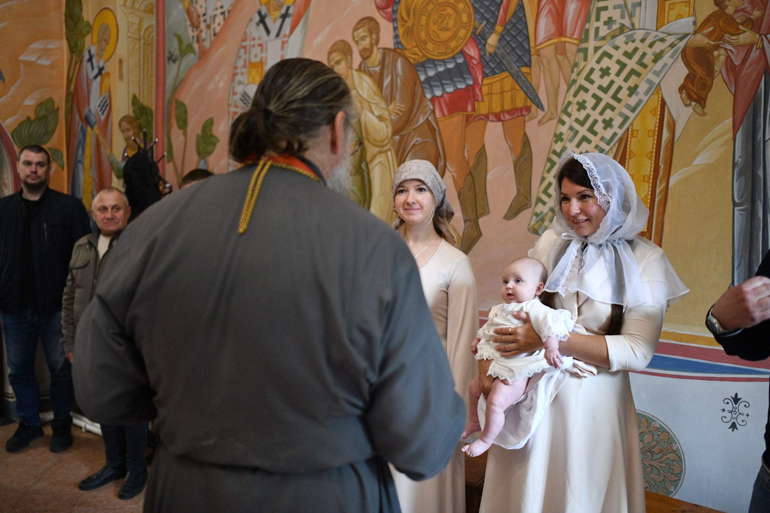 Крещение в Покровской церкви. Свадебный и портретный фотограф в Москве Галина Борисова