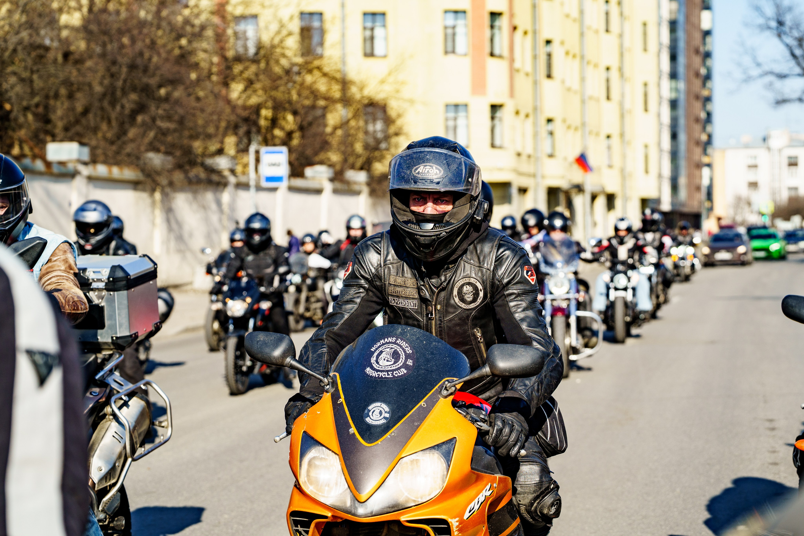 Прохват мотоклуба Norman Riders ч.1. Концертный и репортажный фотограф в Санкт-Петербурге Слава Пахомов