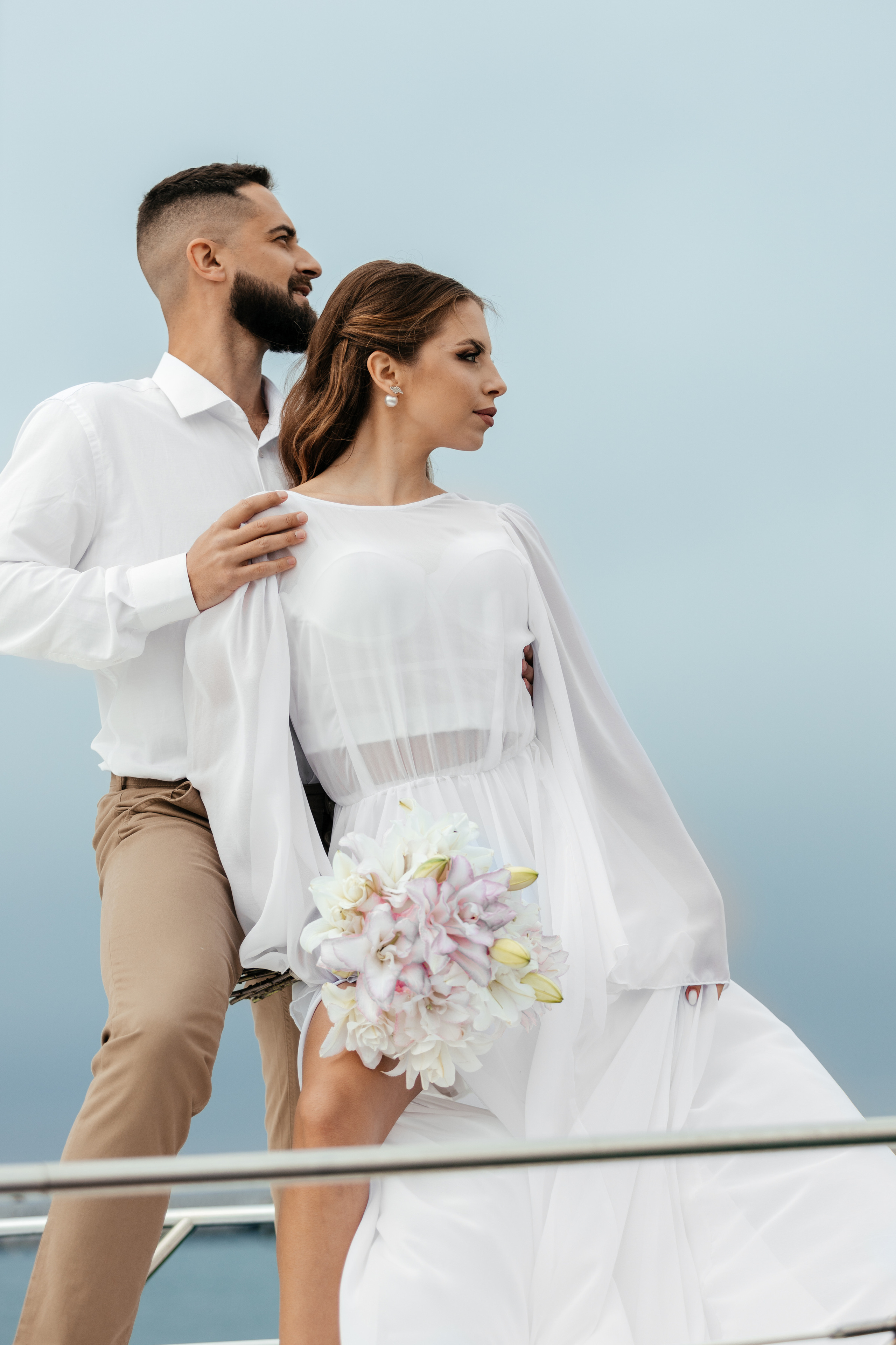 Динамичная свадебная фотосессия 