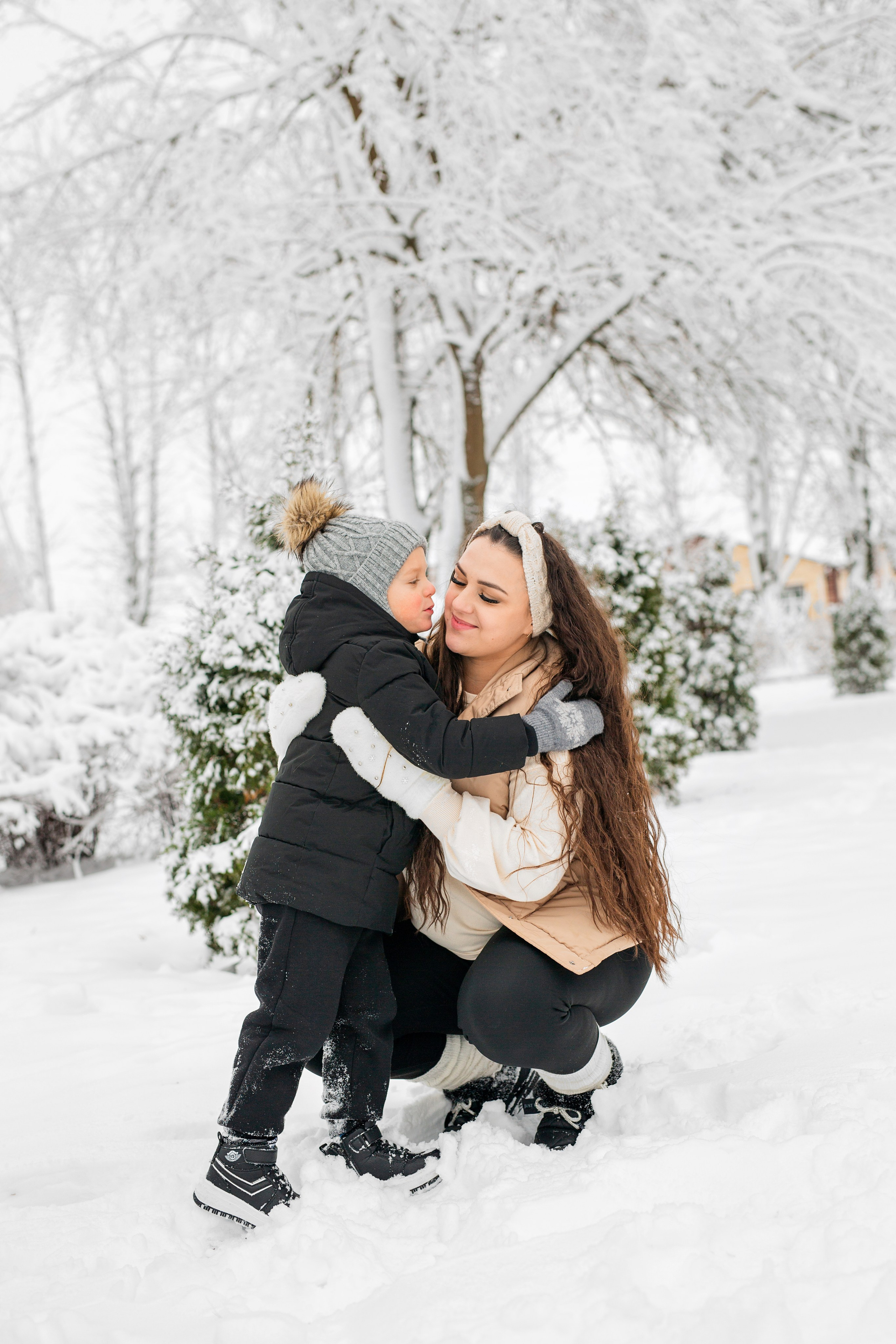 Январкая прогулка в парке. Семейный фотограф в Каневской Епифанова Ольга