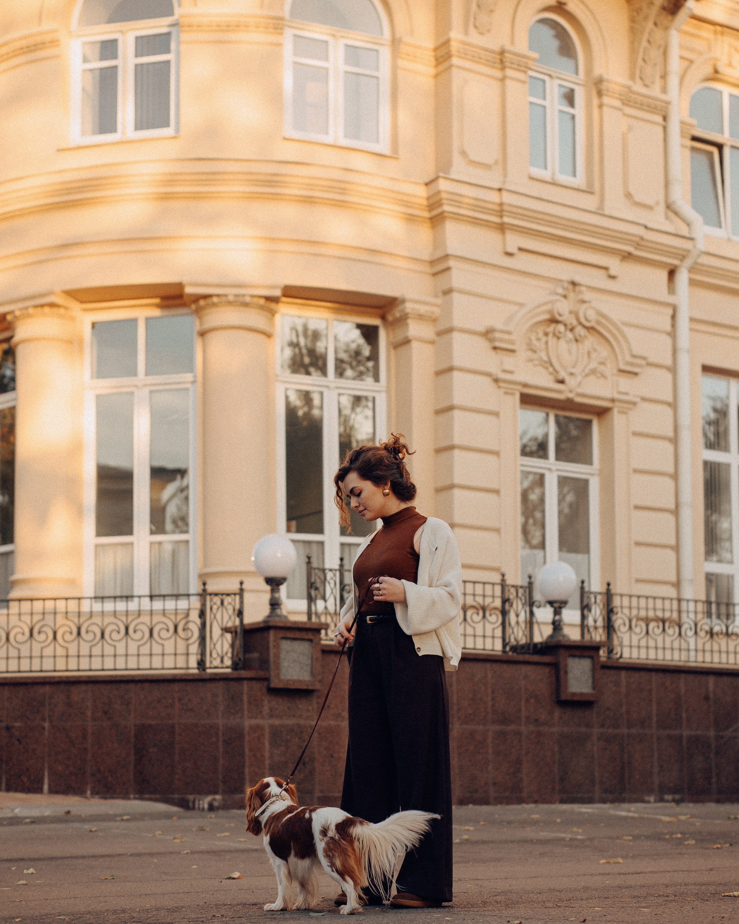 Осенняя фотосессия с собачкой