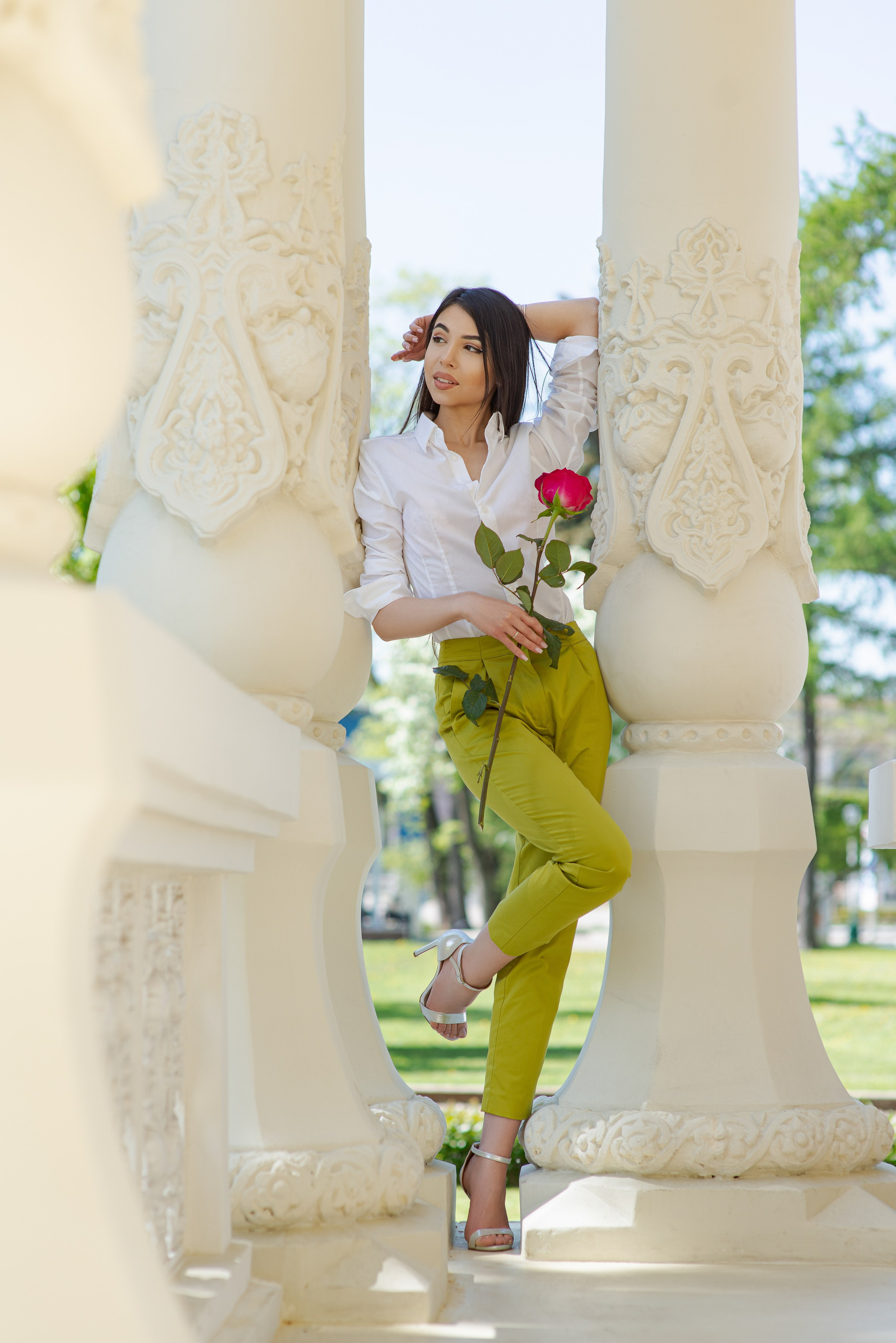 Уличная фотосессия Елизаветы. Свадебный и репортажный фотограф в Москве