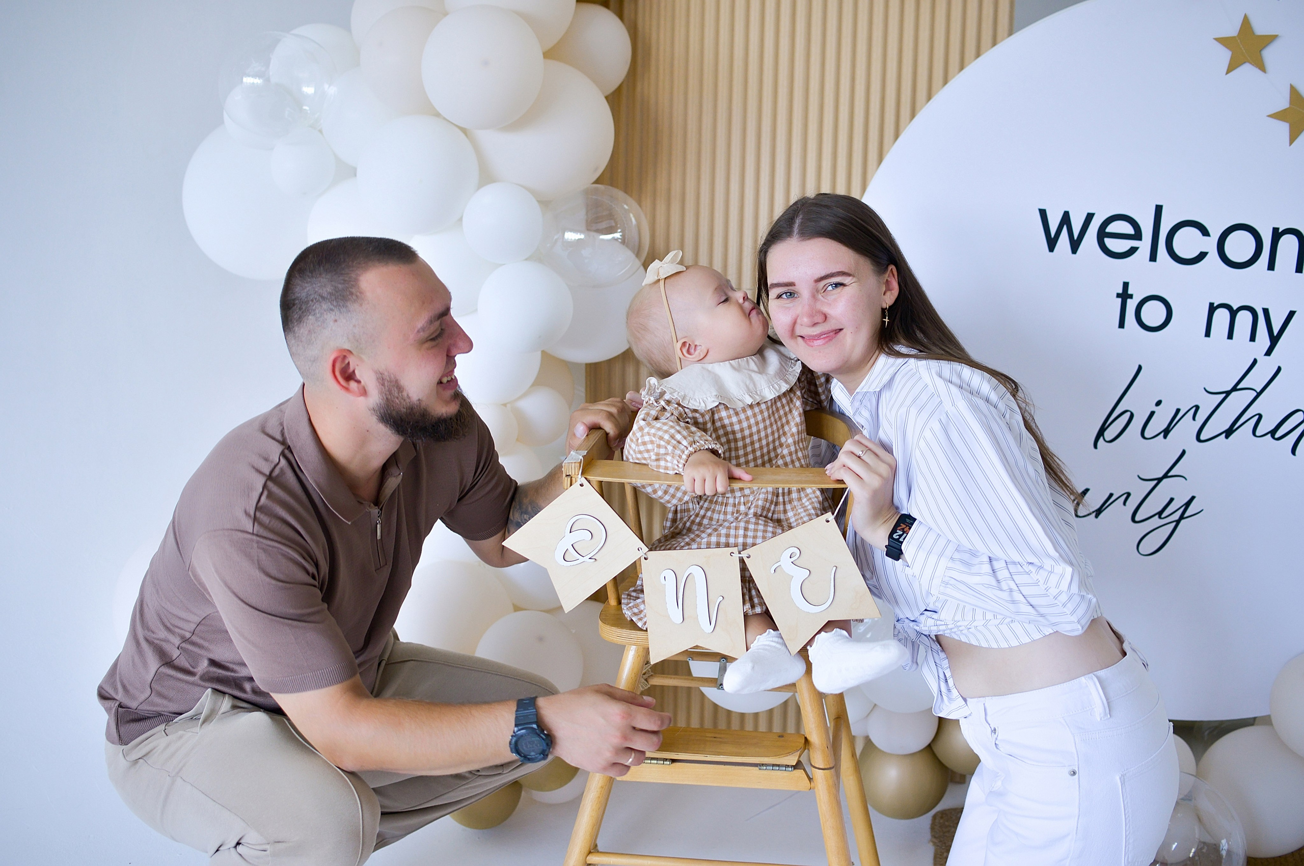 Детская семейная фотосессия на годик. Фотограф новорожденных Краснодар Малышенко Надежда