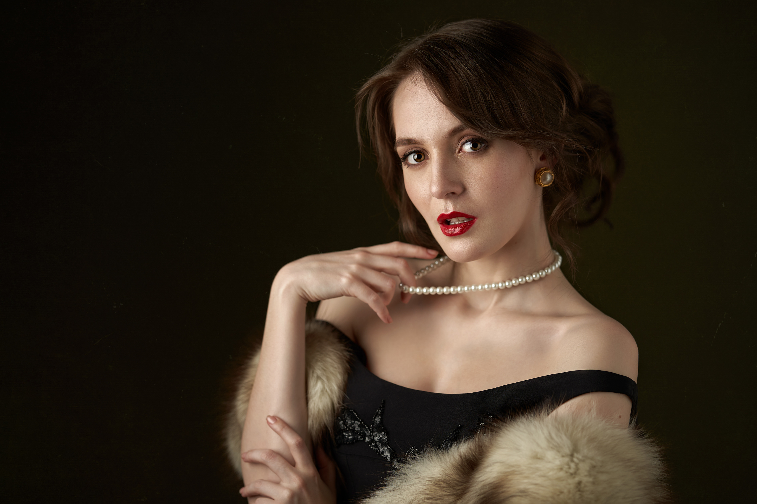 Женский студийный портрет, женский драматический порте, фотограф спб, женский художественный портрет, Фотограф Горшенин Сергей