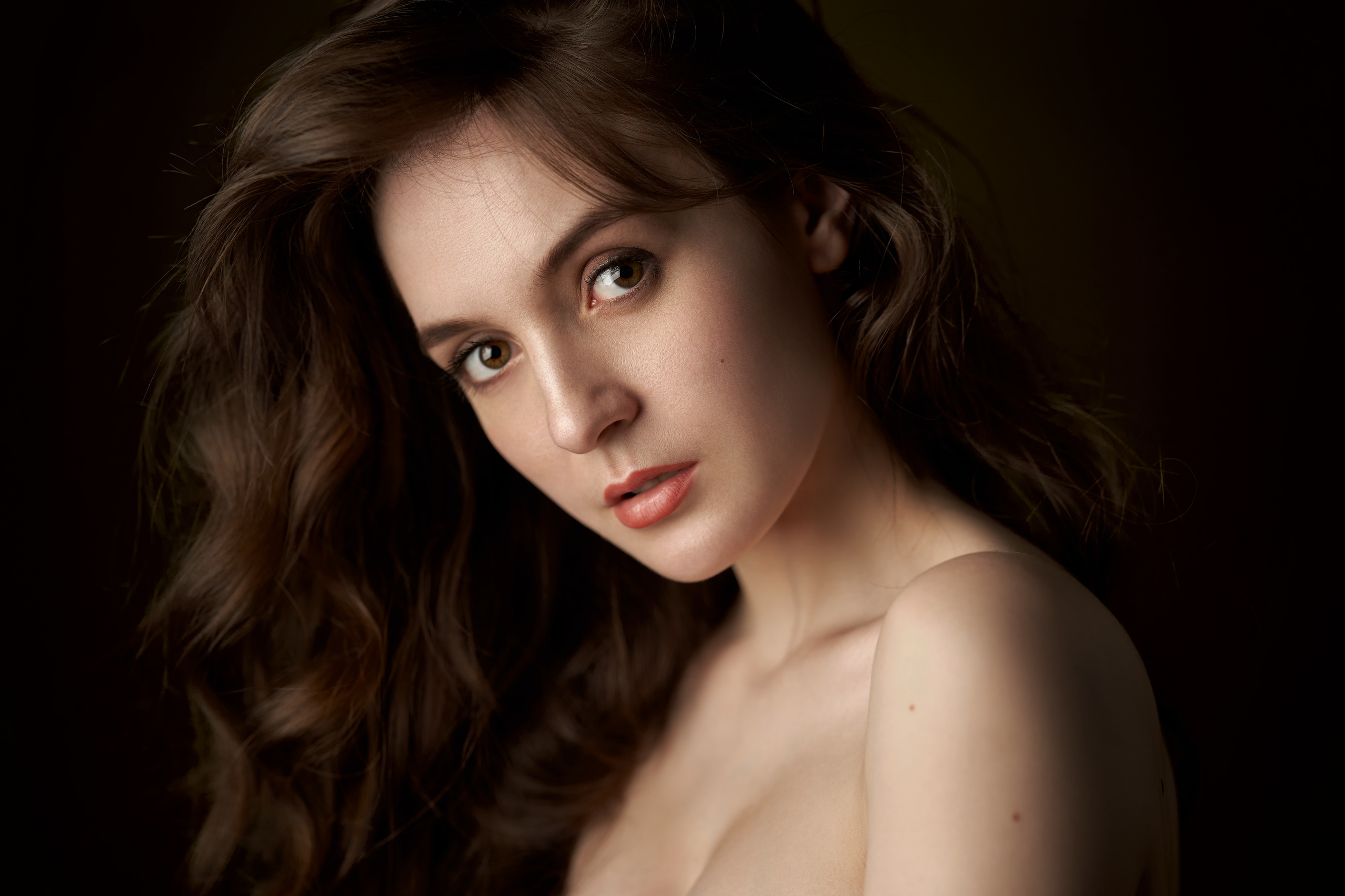 Женский студийный портрет, женский драматический порте, фотограф спб, женский художественный портрет, Фотограф Горшенин Сергей