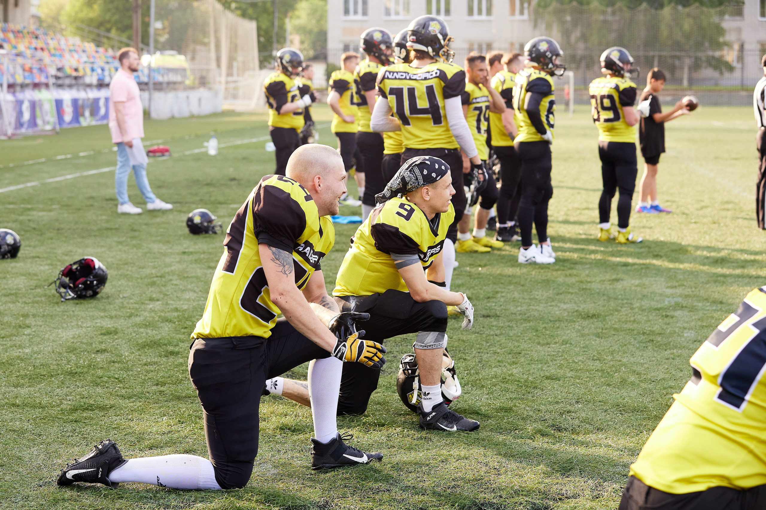 Американский футбол. Матч Чемпионата России — Рейдерс52 — Драконы. Светлана Родионова — фотограф спортивный и не только