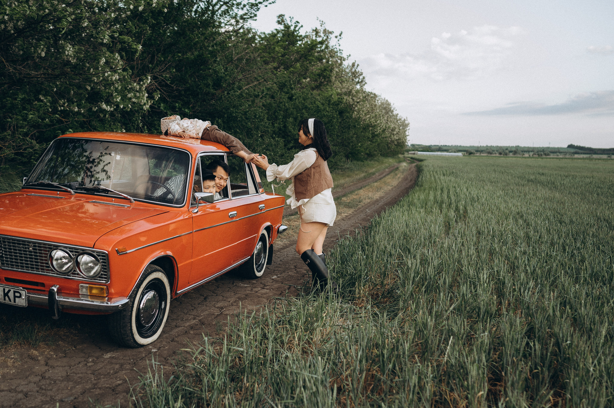 Семейная фотосессия с авто. Семейный фотограф Ростов-на-Дону Татьяна Соколова