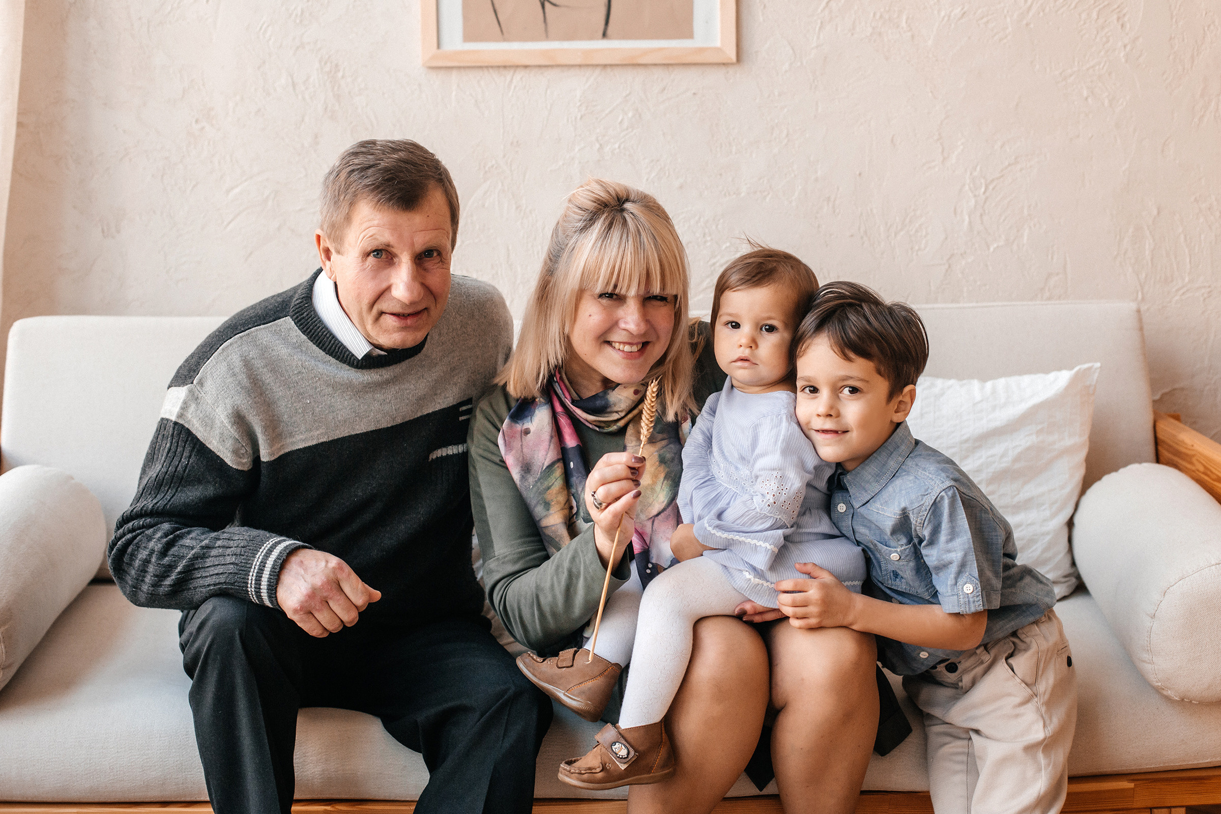 Оля и её семья. Семейный фотограф в Минске Саша Павлюк
