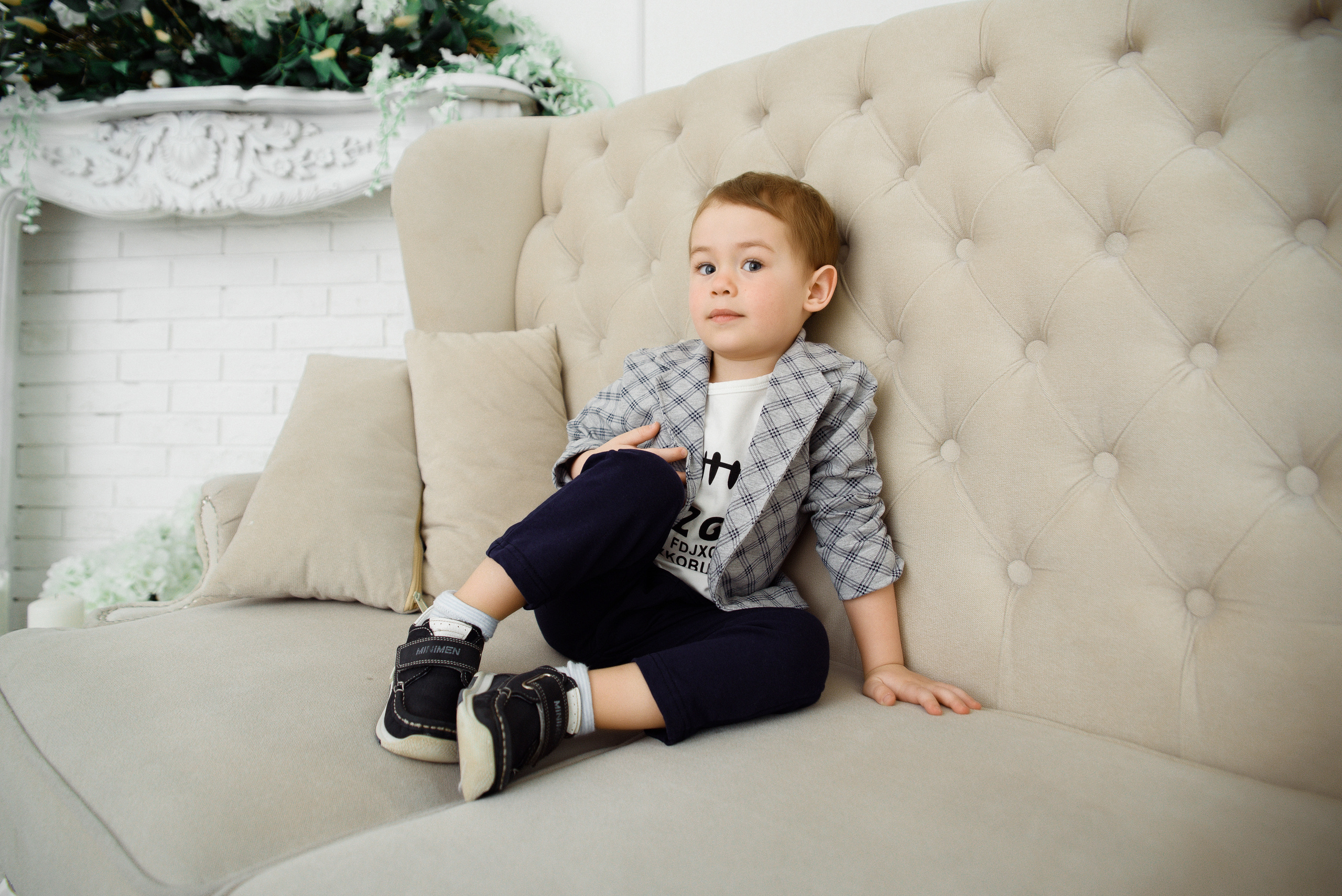 Детская фотосессия в студии. Фотограф Москва