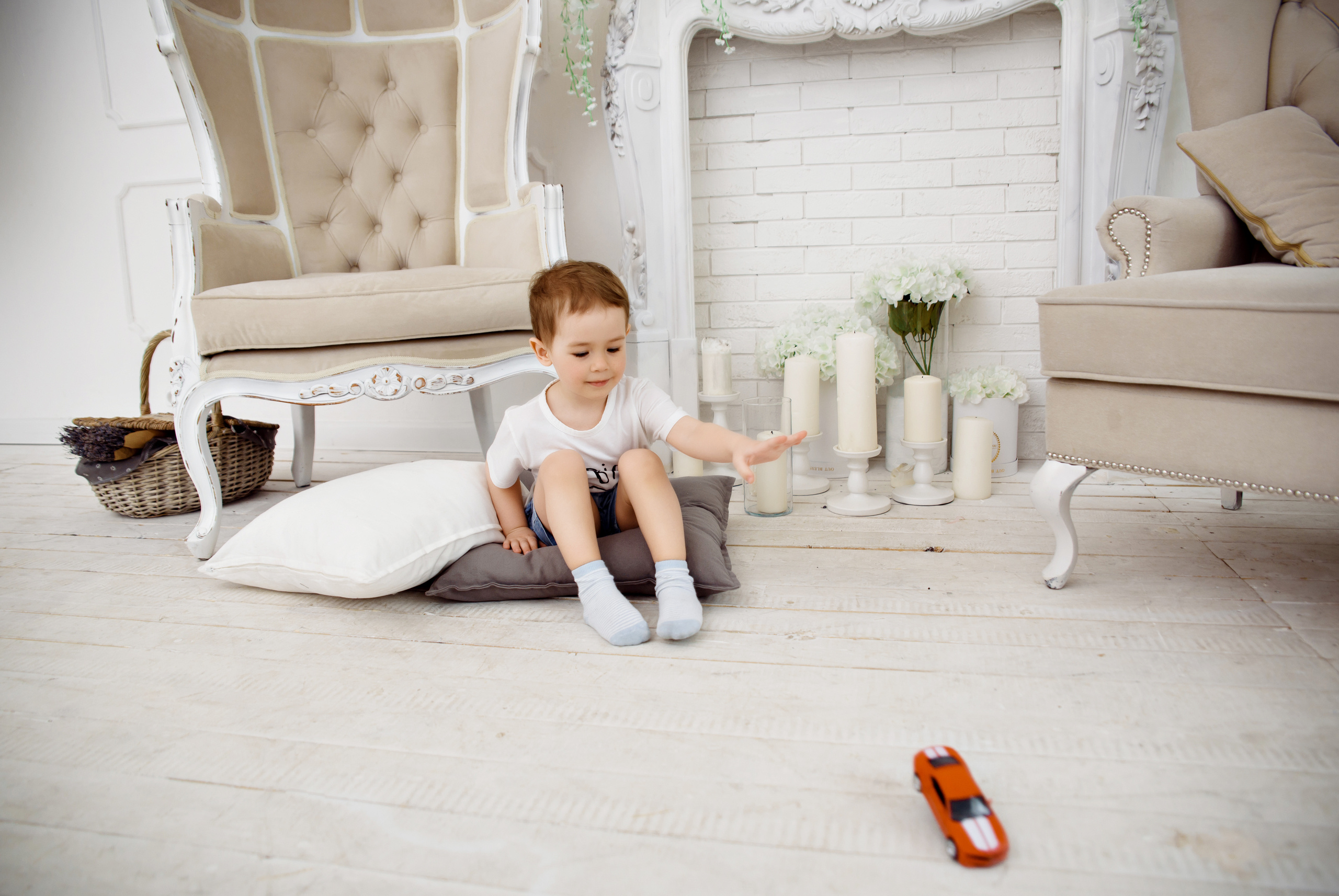 Детская фотосессия в студии. Фотограф Москва