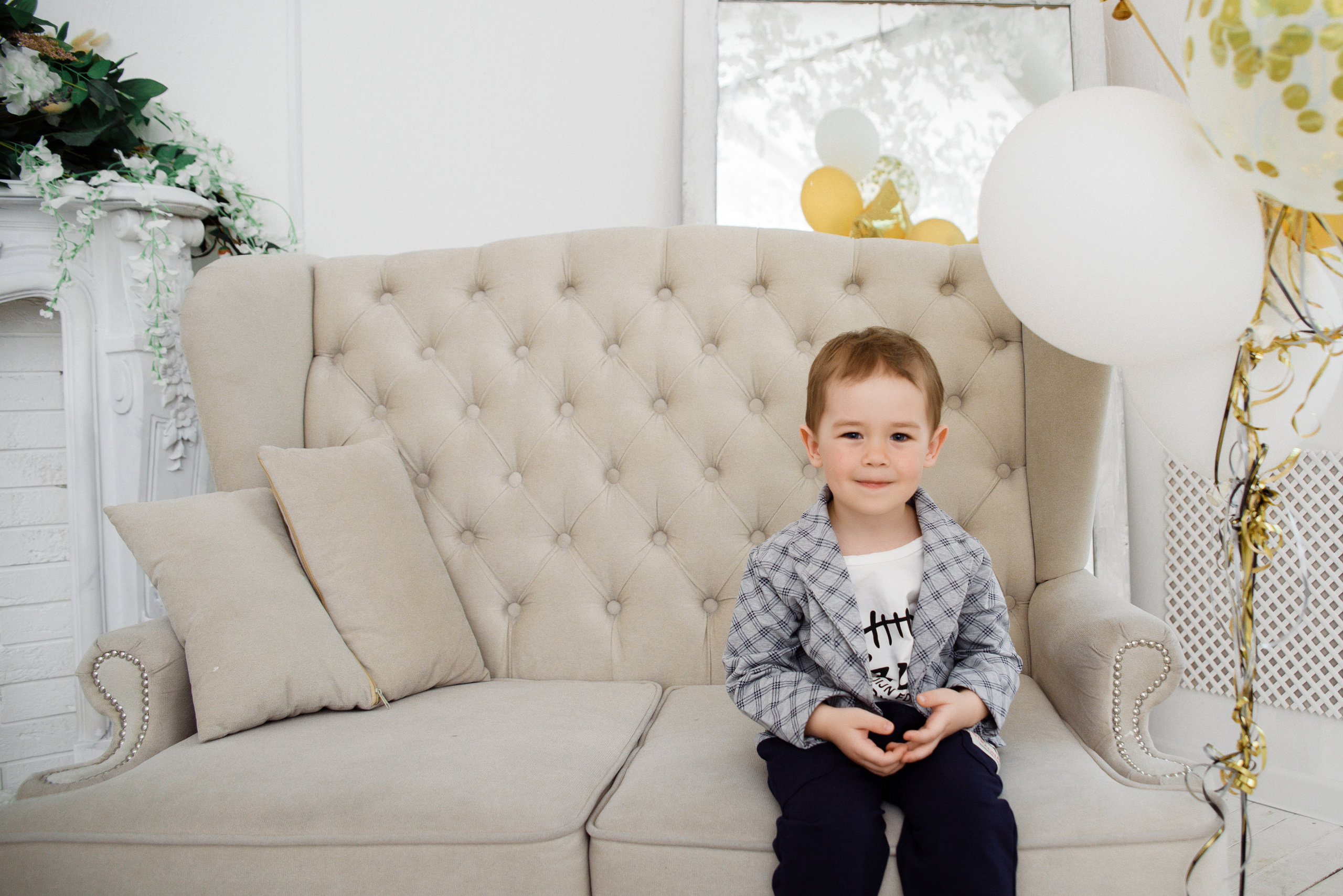 Детская фотосессия в студии. Фотограф Москва