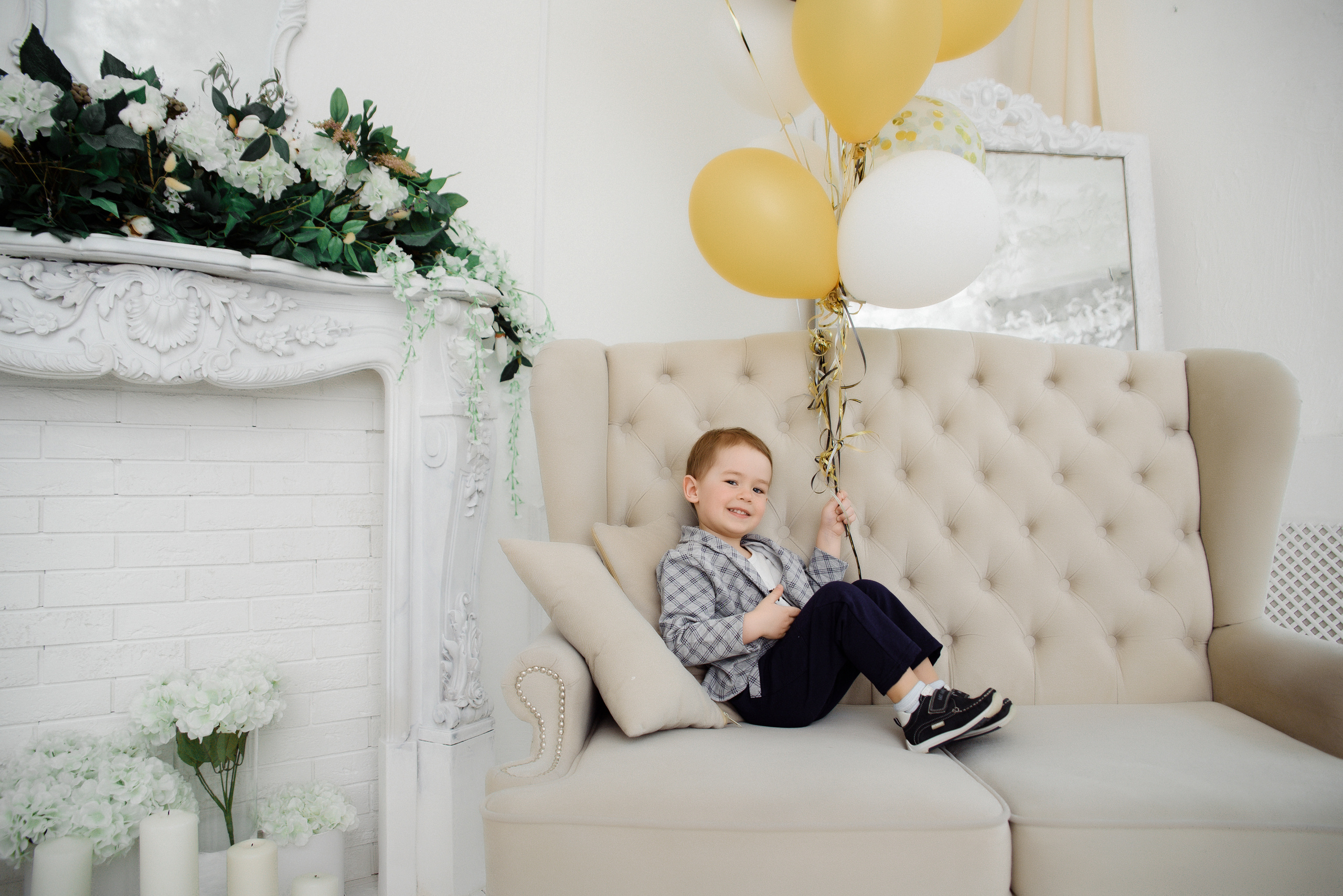 Детская фотосессия в студии. Фотограф Москва