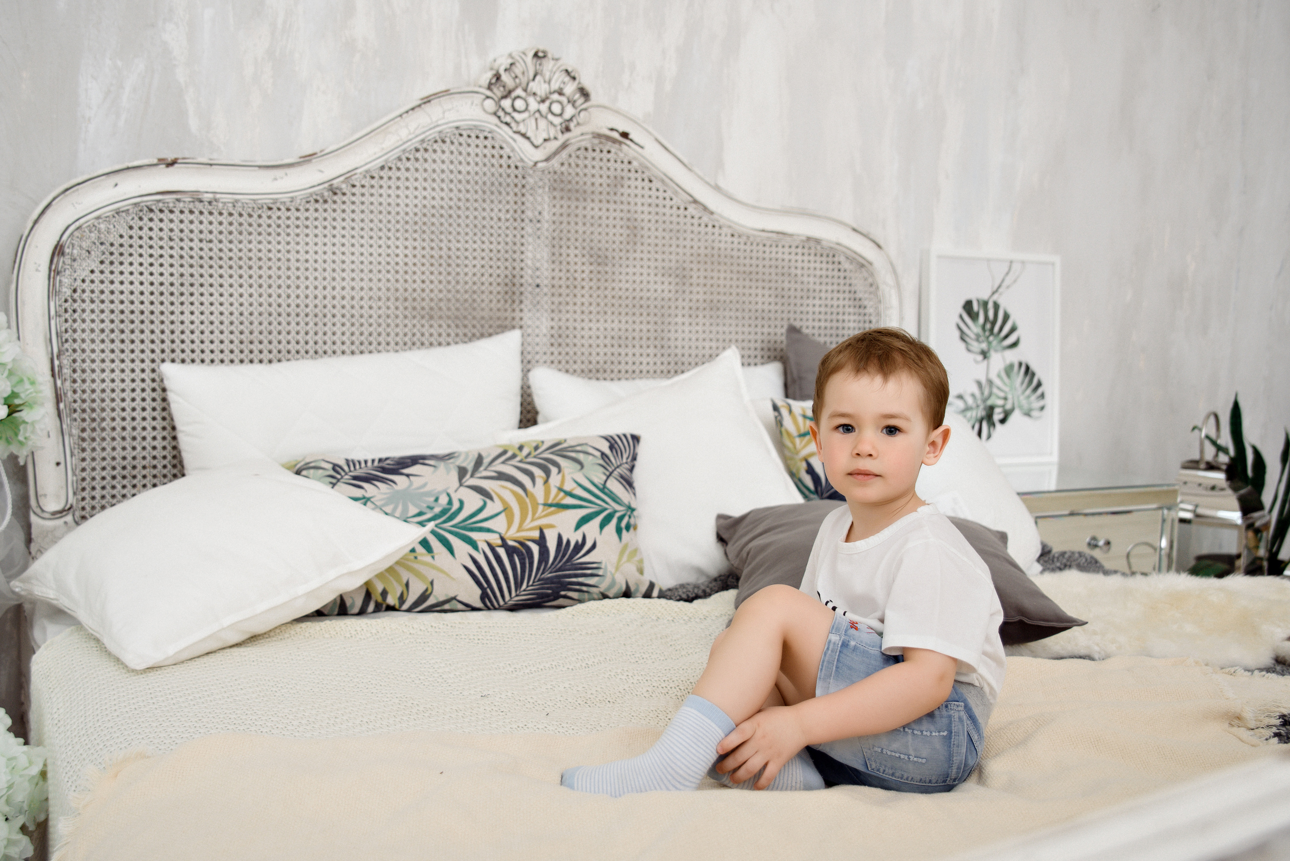 Детская фотосессия в студии. Фотограф Москва