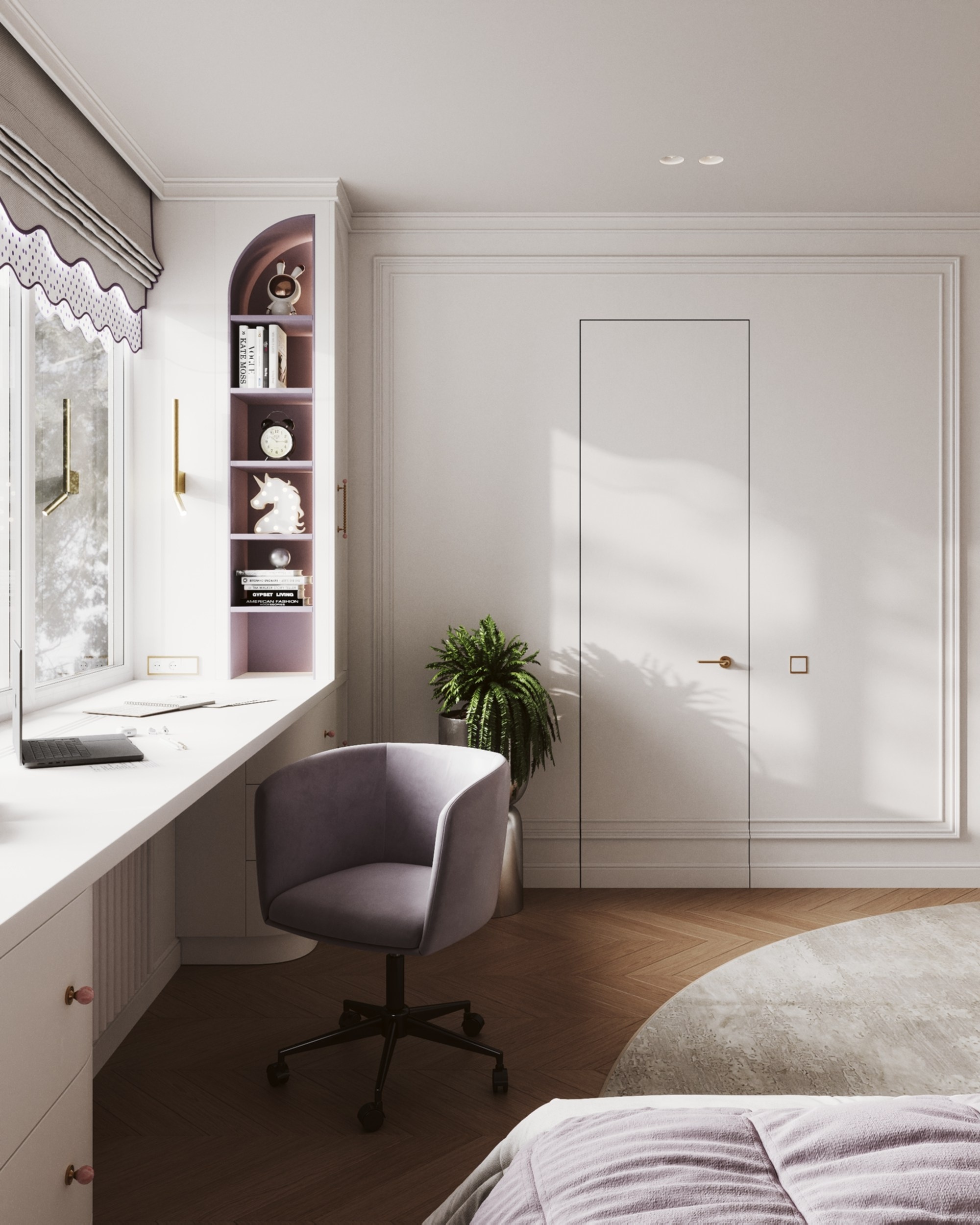 Veernaya |childrenroom | 2026. 3D Визуализация интерьера