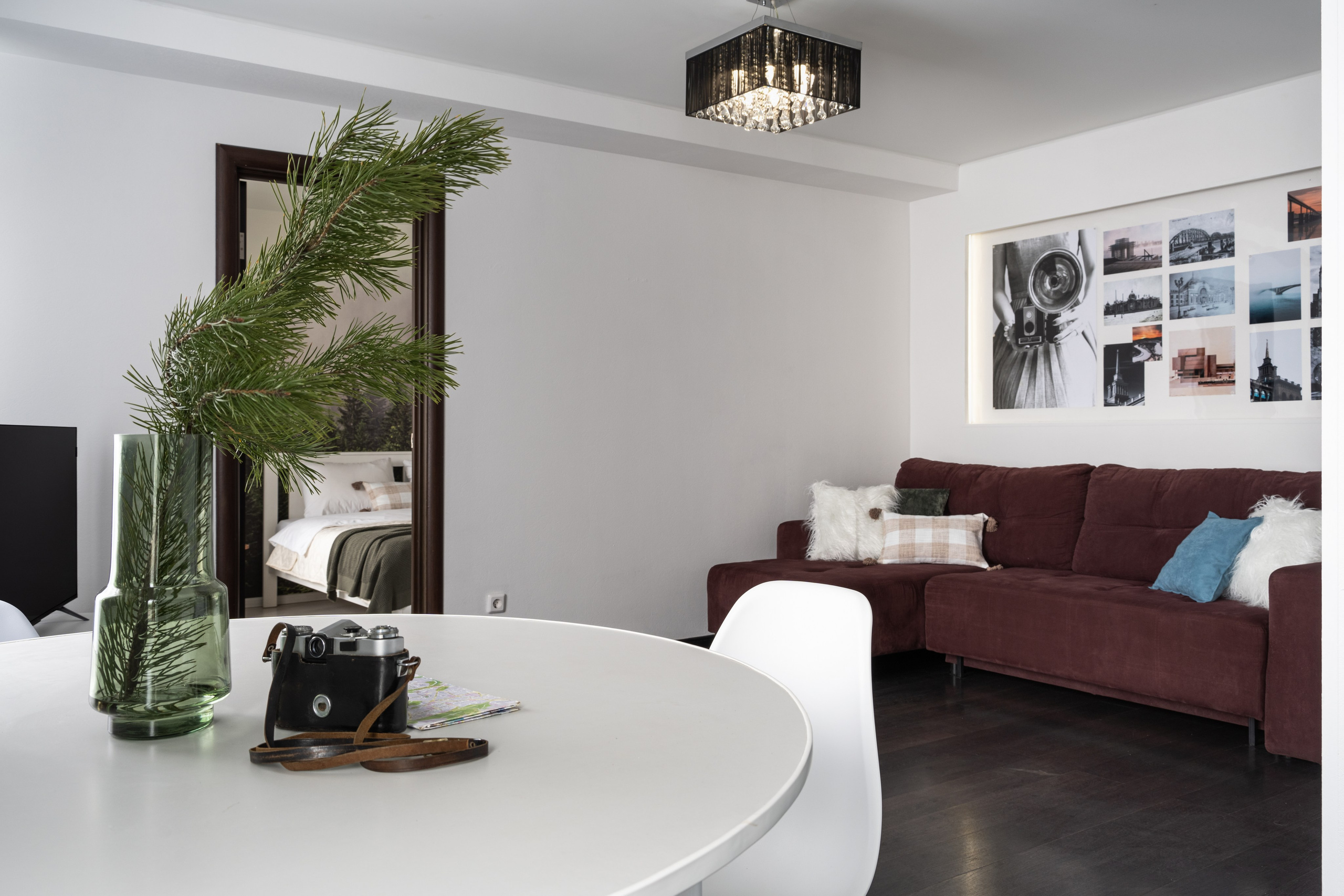 Фотосъемка для посуточной аренды на Парижской коммуны, 44. Интерьерный фотограф и ретушер в Красноярске Денис Антропов