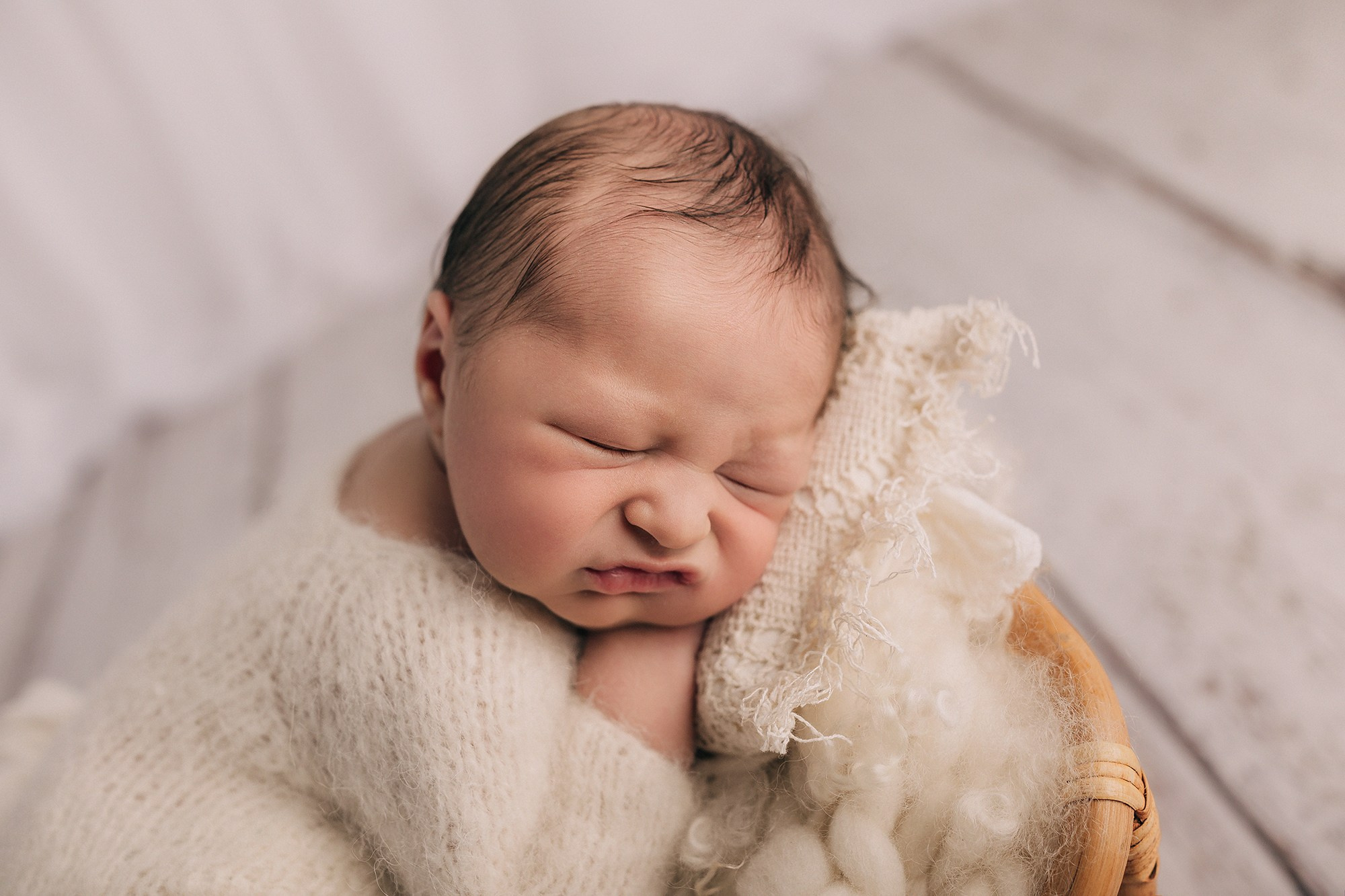 Семён 7 дней. Семейный фотограф новорождённых в Серпухове Юлия Новикова +79637785957