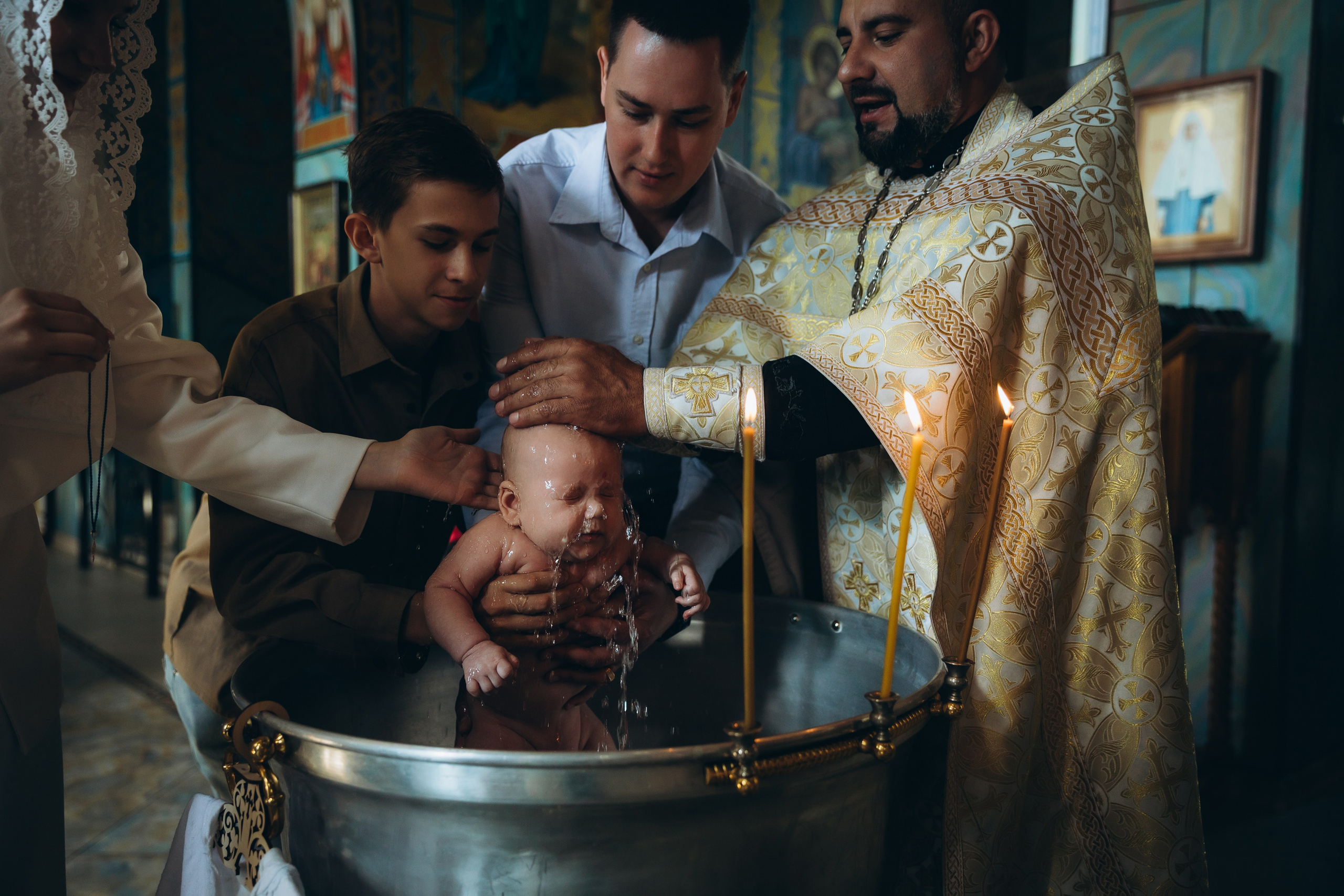 Таинство Крещения Ильи. Фотограф в Краснодаре Алла Потоцкая