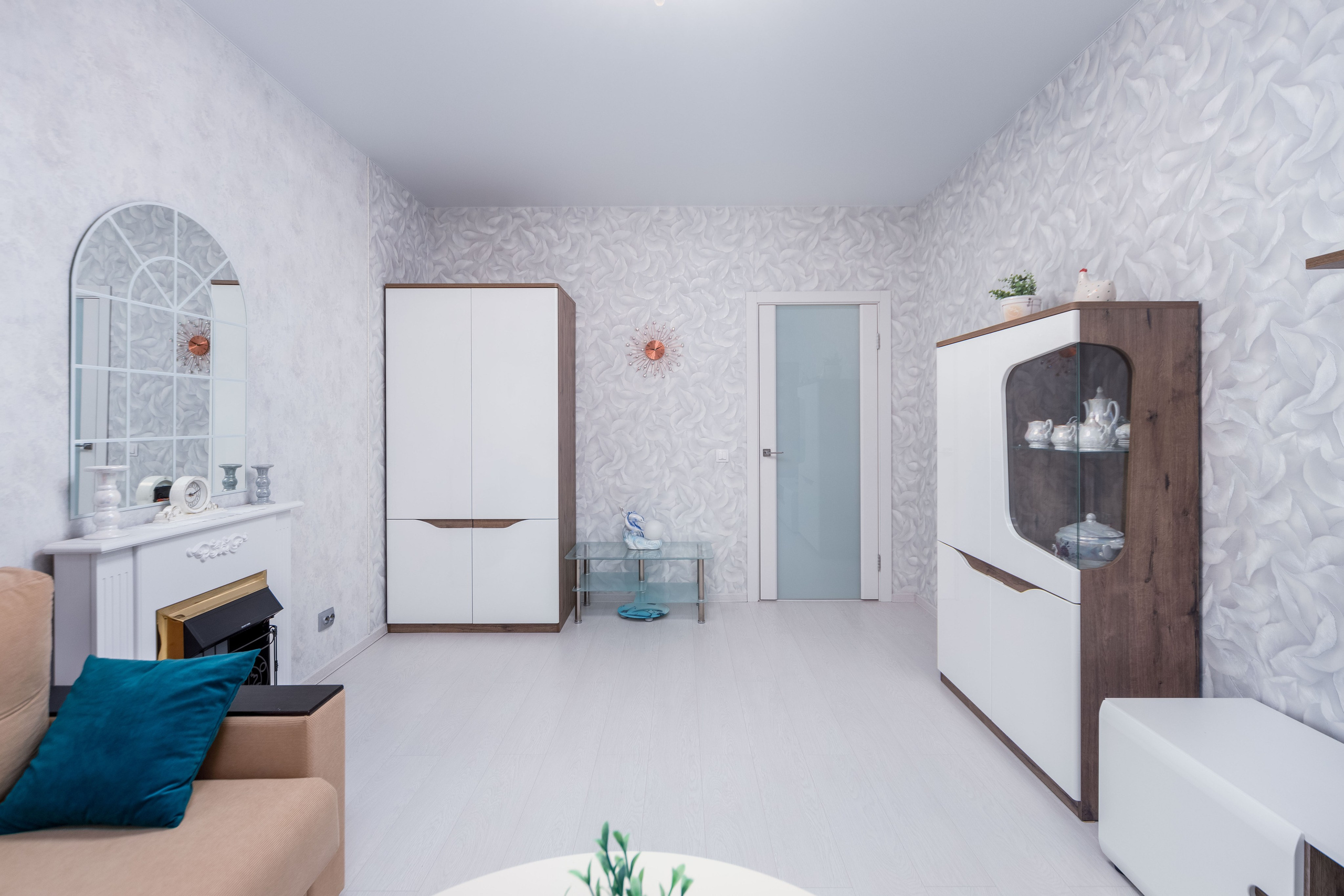 Фотограф Sakavita Media - фото интерьера гостиной в двухкомнатной квартире в Минске