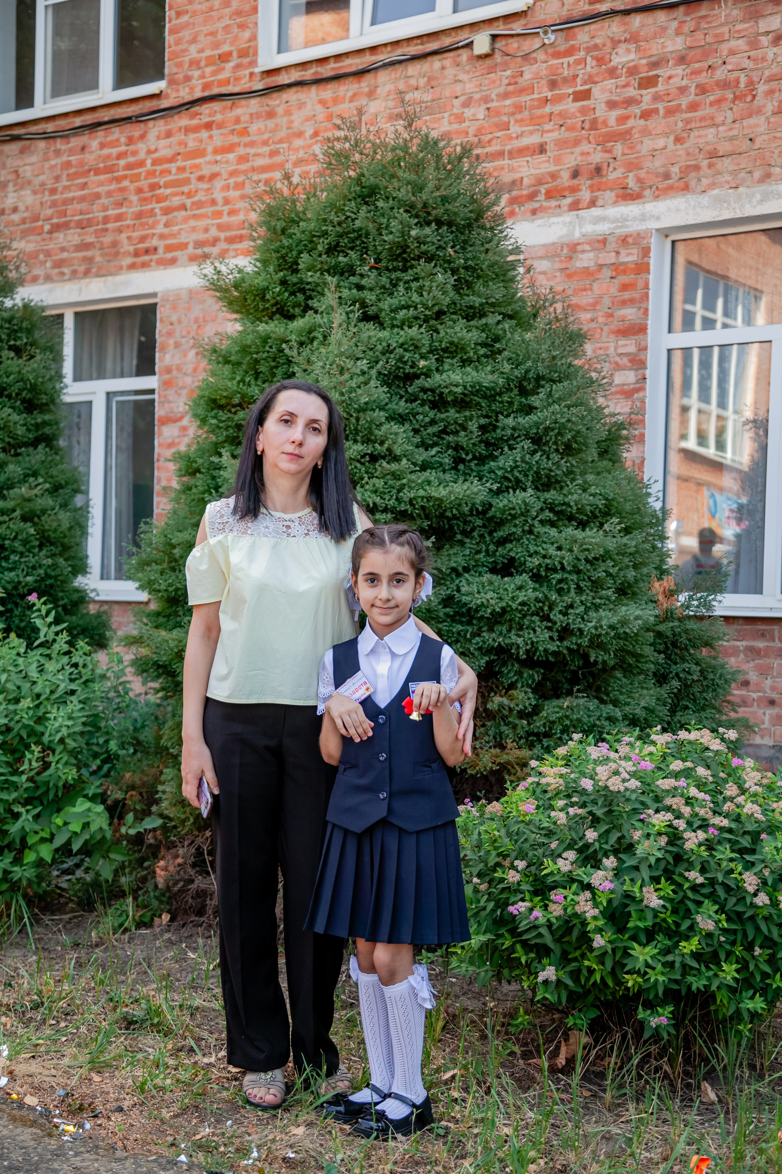 1 сентября линейка. Свадебный и семейный фотограф в Армавире