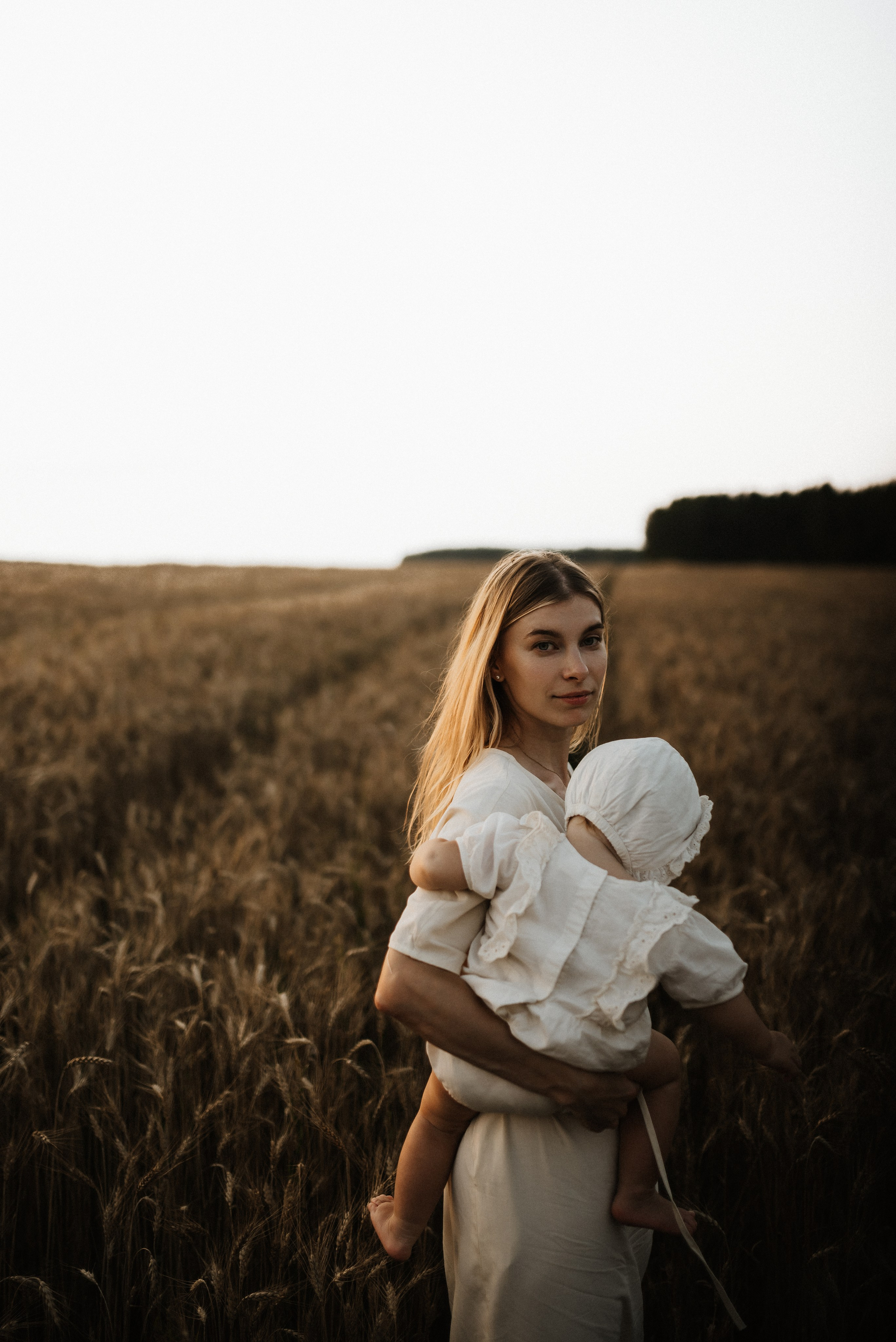 Красивая закатная история мамы и дочки. Фотограф Алексин, Тула