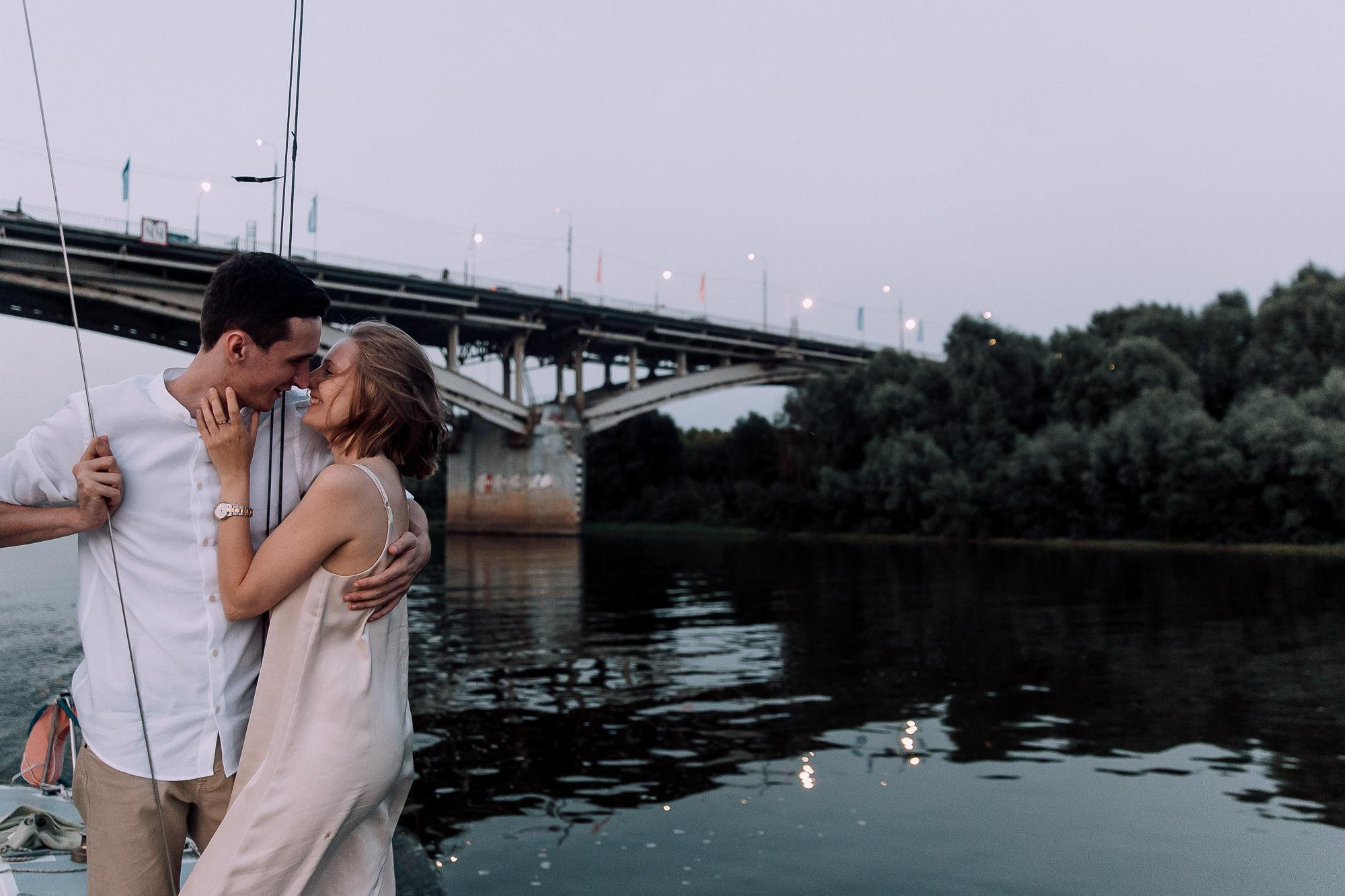 Прогулки на яхте. Свадебный и портретный фотограф в Нижнем Новгороде и Нижегородской обл