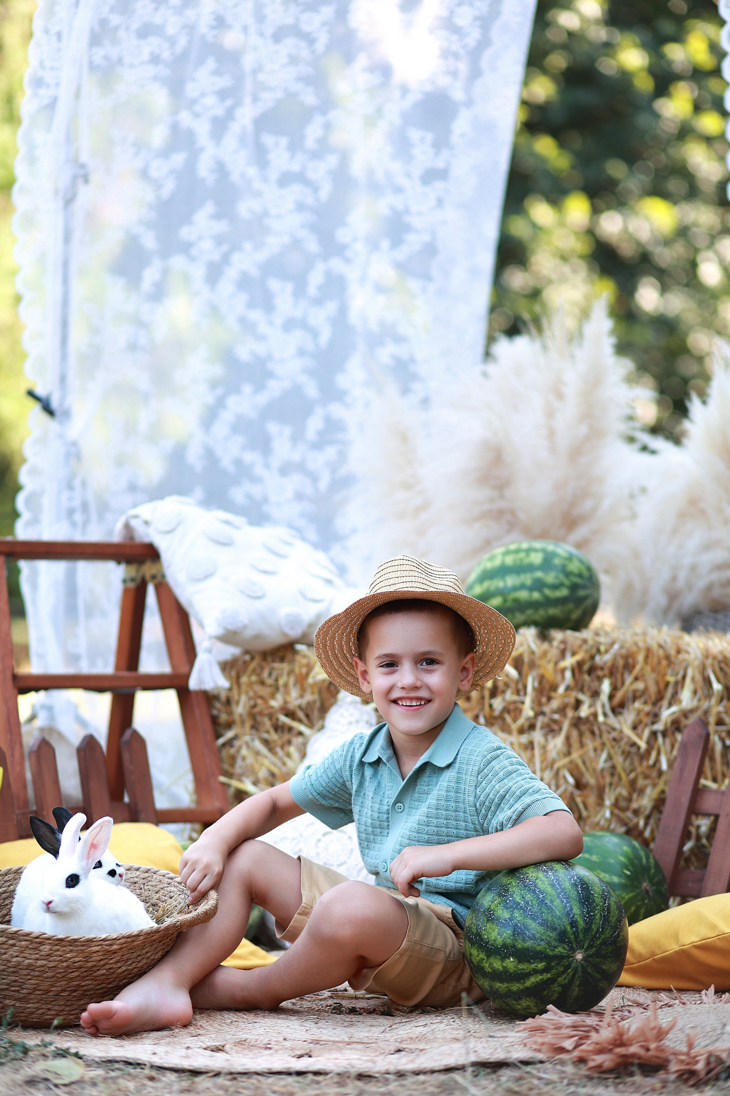 Арбузный фотодень. Детский семейный фотограф Краснодар