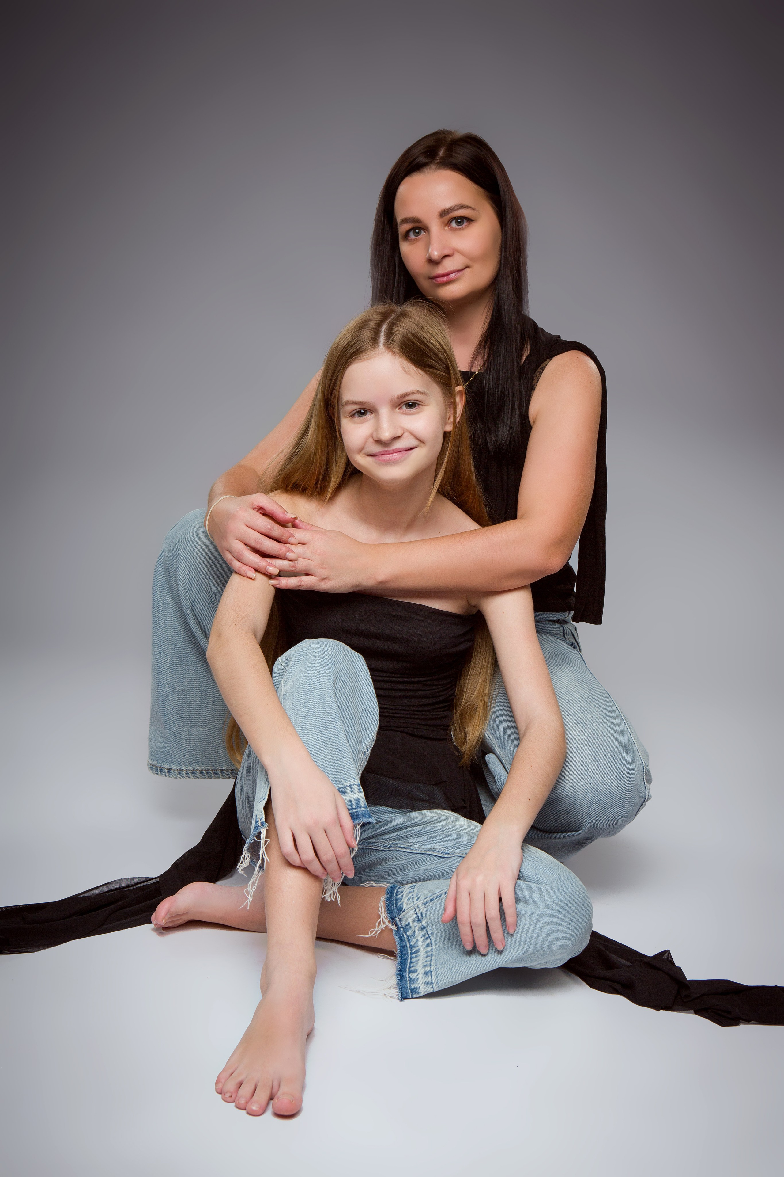 Мама и дочь. Фотограф Мария Кольцова