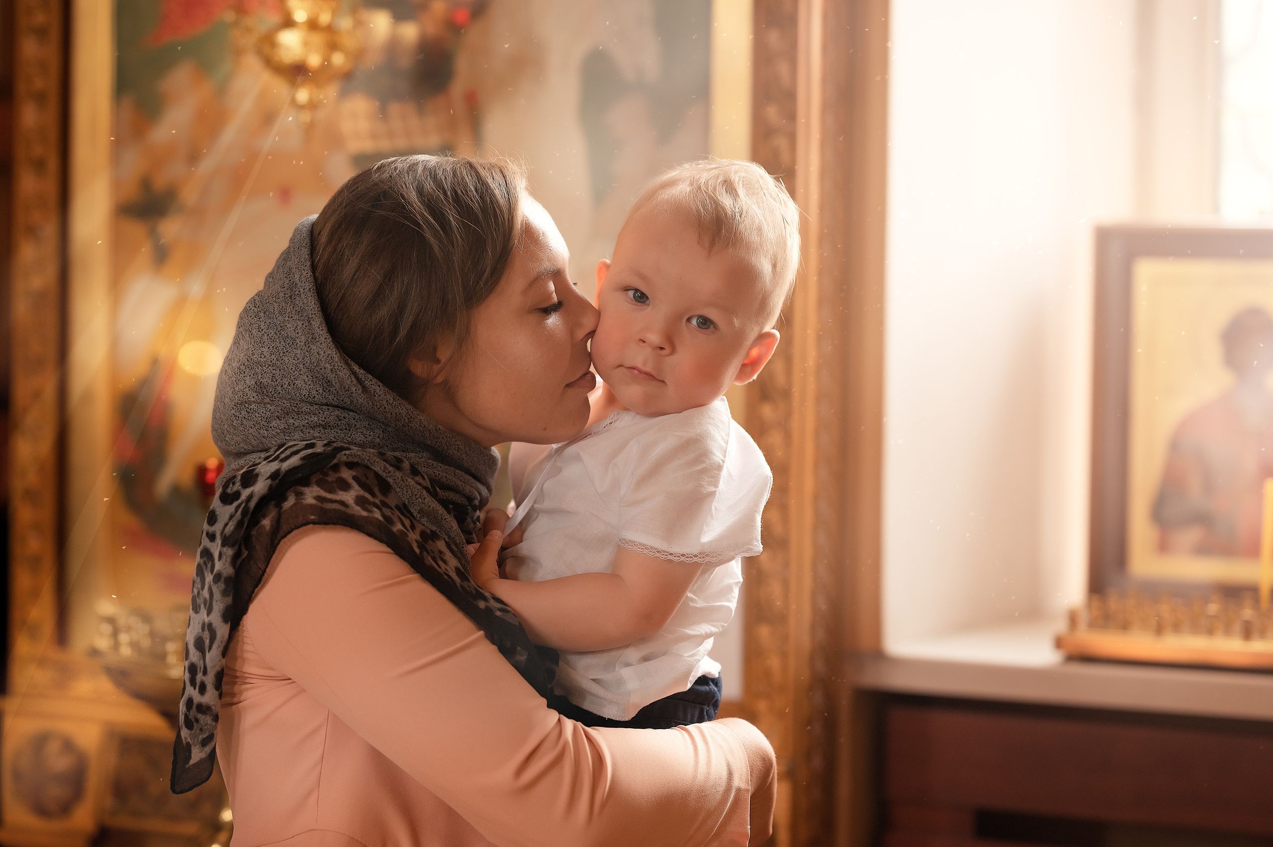 Таинство крещения. Фотограф новорождённых, семейный, школьный в городе Калуге Евгения