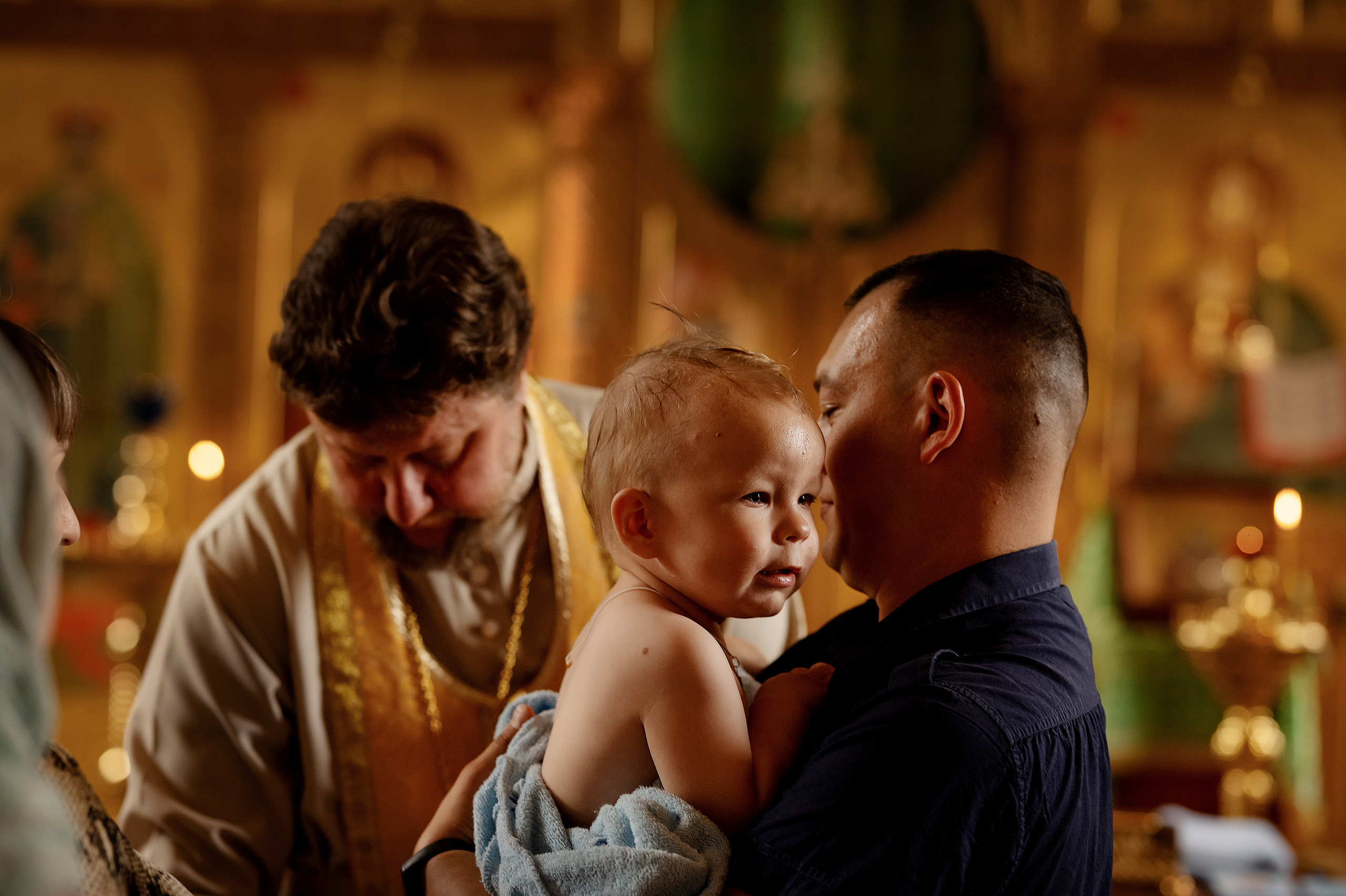 Таинство крещения. Фотограф новорождённых, семейный, школьный в городе Калуге Евгения