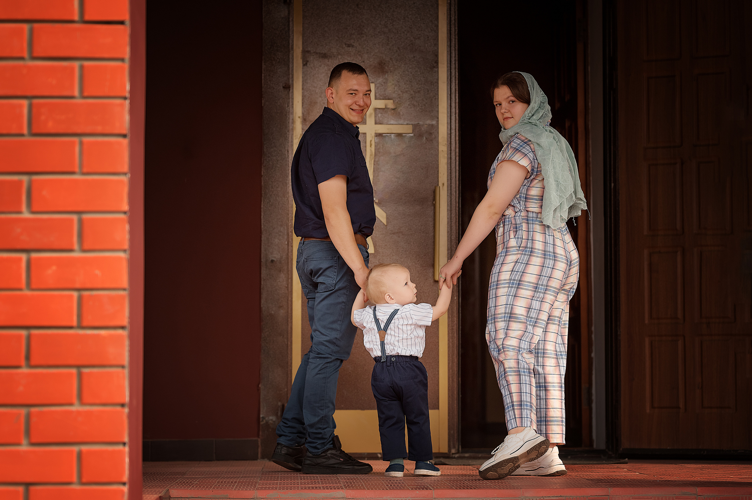 Таинство крещения. Фотограф новорождённых, семейный, школьный в городе Калуге Евгения