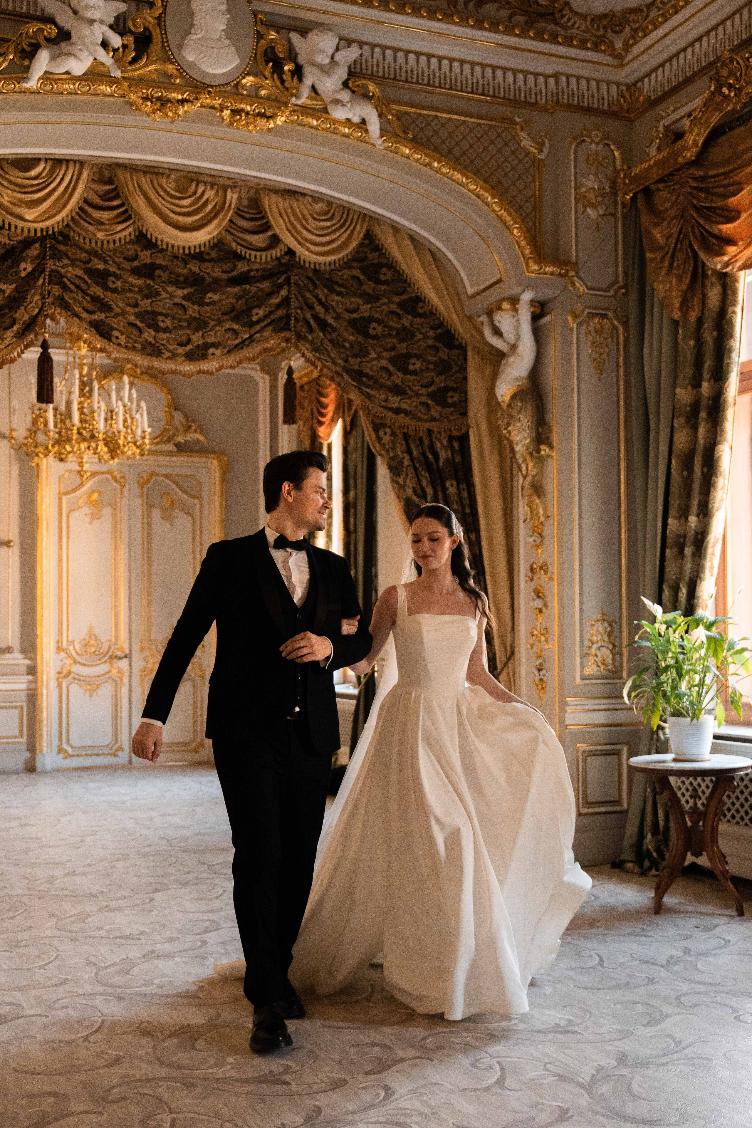 Сергей и Полина, особняк Половцовых. Свадебный фотограф в Москве Анна Полушина