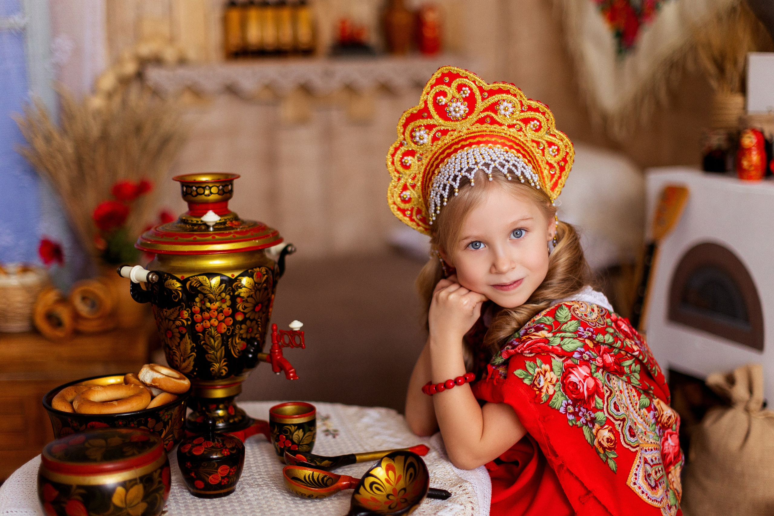 Масленица, Детская фотосессия в Краснодаре. Семейный и детский фотограф в Краснодаре Анна Трашкова