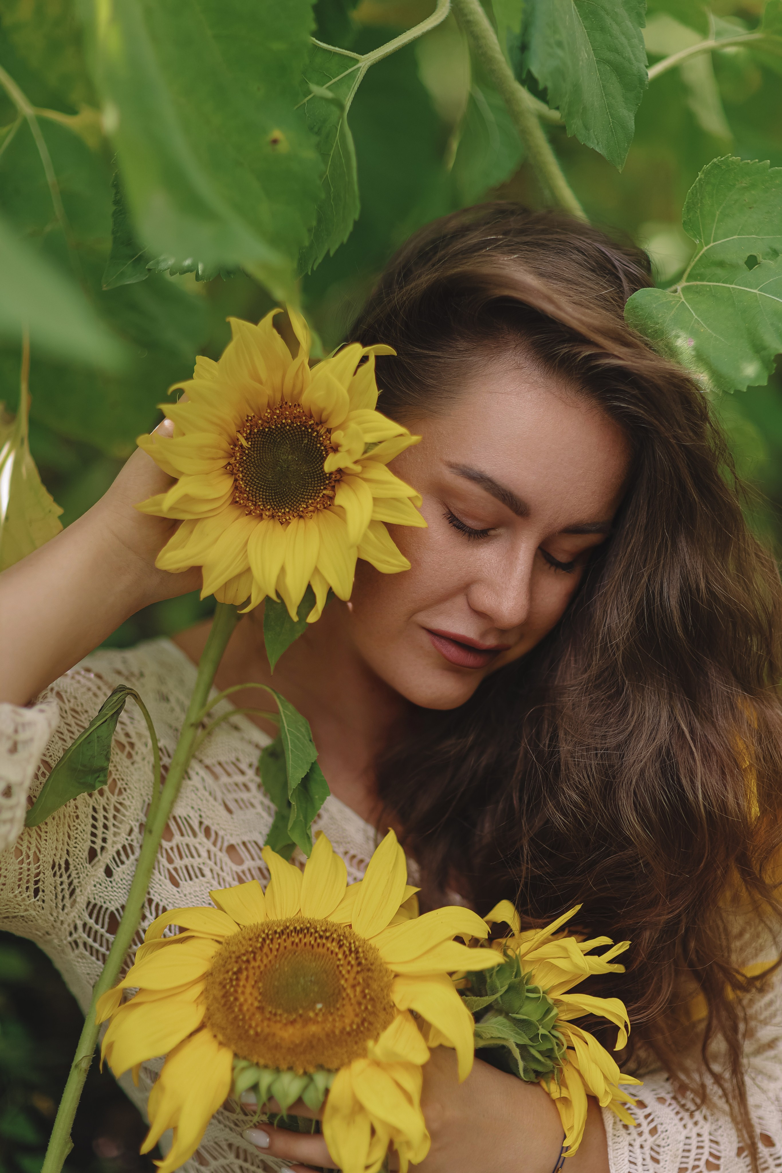 Подсолнухи. Семейный фотограф Тюмень, фотограф на роды Салмина Мария